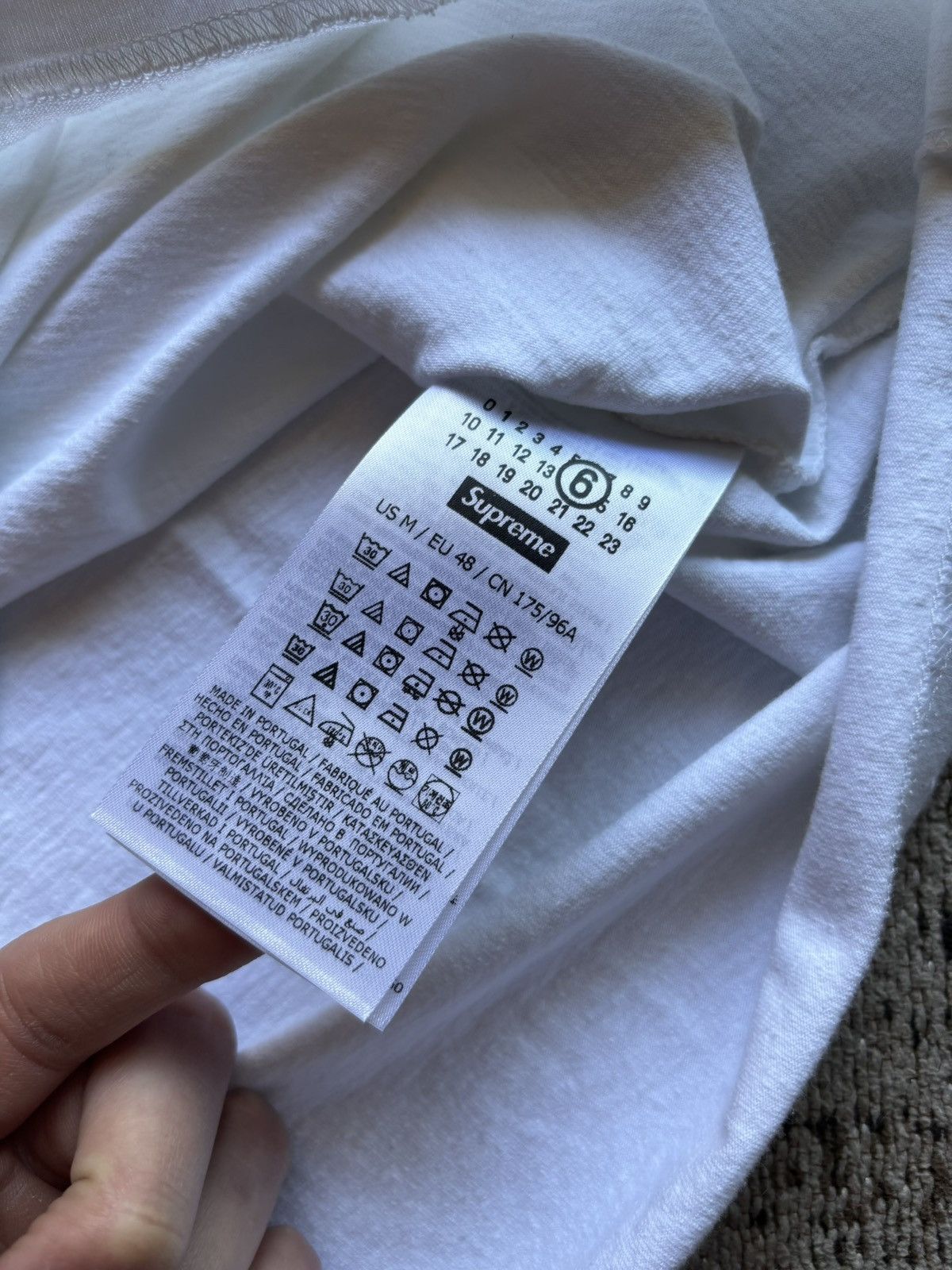 Maison Margiela × Supreme Supreme MM6 dollar tshirt Size US M / EU 48-50 / 2 - 5 Thumbnail