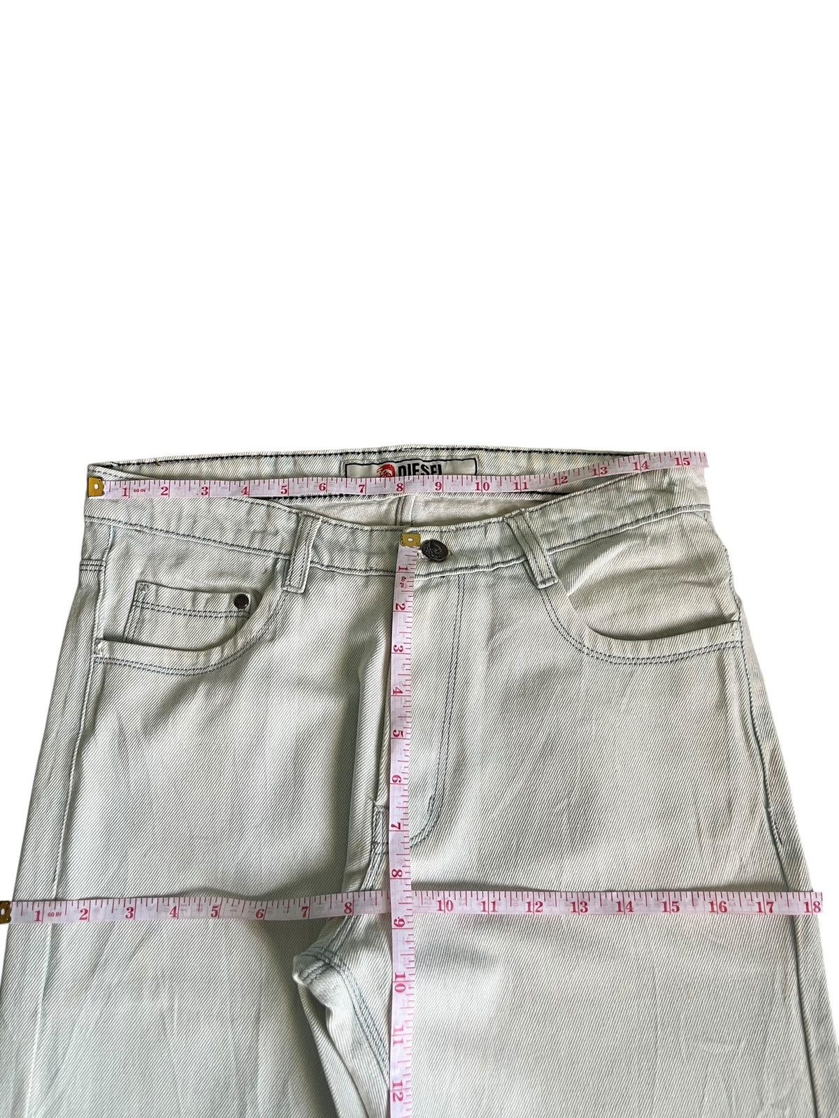 Diesel Vintage Diesel Ultra Light Wash Straight Jeans Size 31" - 6 Thumbnail