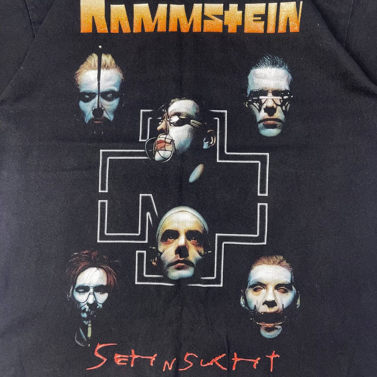 Vintage Vintage X Band Tees 90s Rammstein Sehnsucht T-shirt Sz S Size US S / EU 44-46 / 1 - 6 Thumbnail