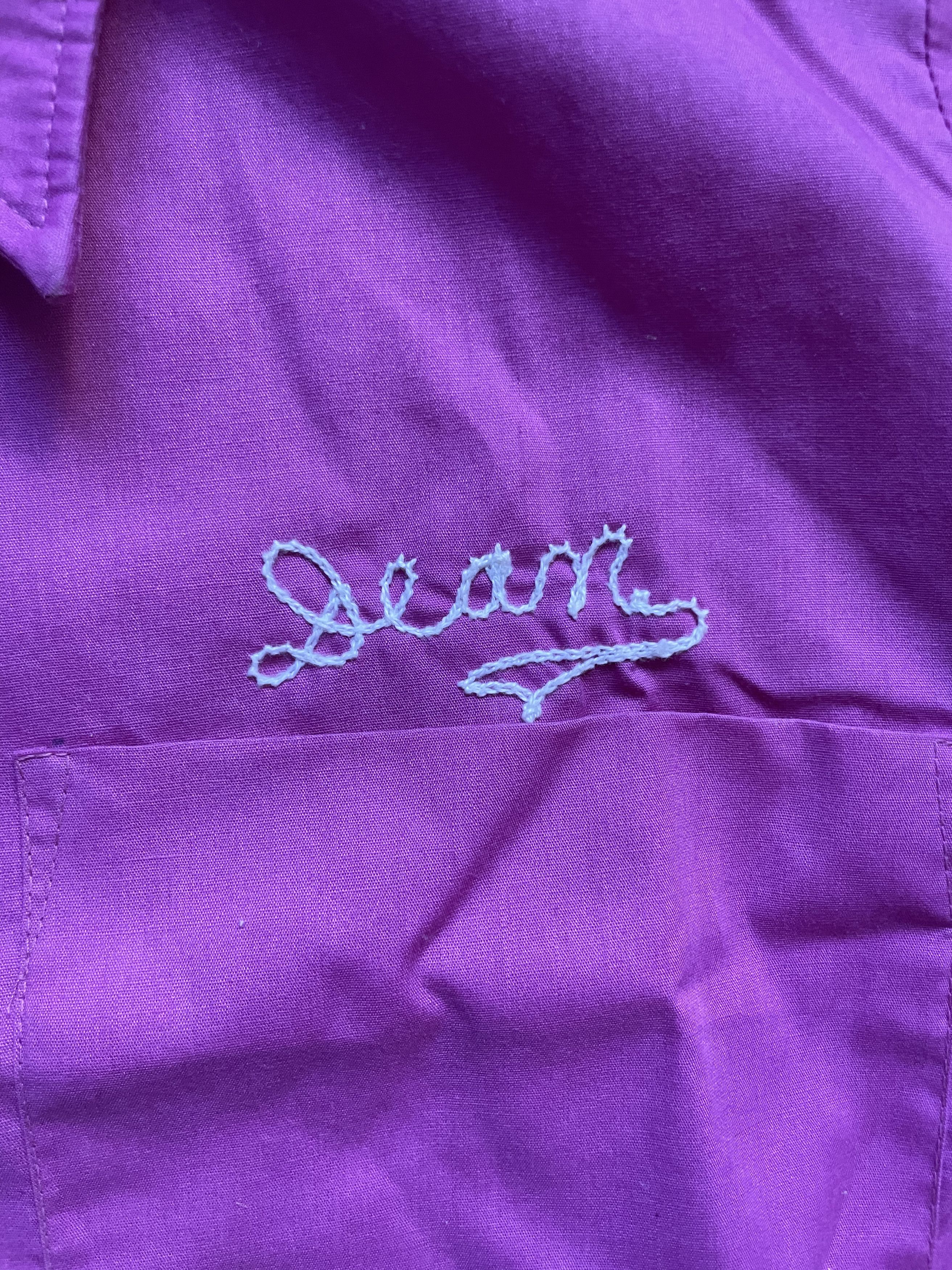 Vintage Vintage 70s/60s Chain-Stitch Bowling Shirt Size US M / EU 48-50 / 2 - 4 Thumbnail
