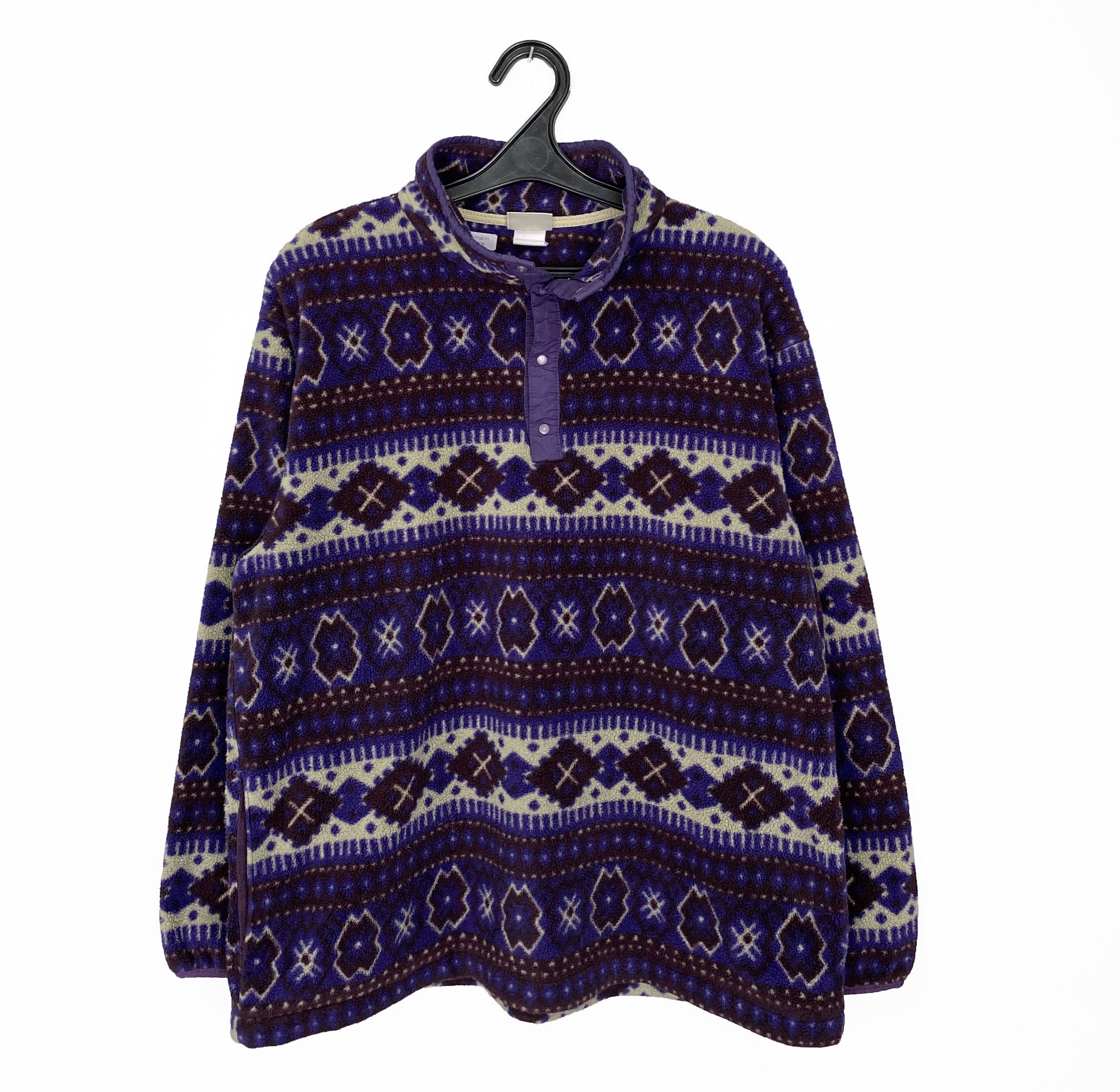 L.L. Bean Vintage L.L. Bean Snap-T Aztec Pattern Fleece Size US M / EU 48-50 / 2 - 1 Thumbnail