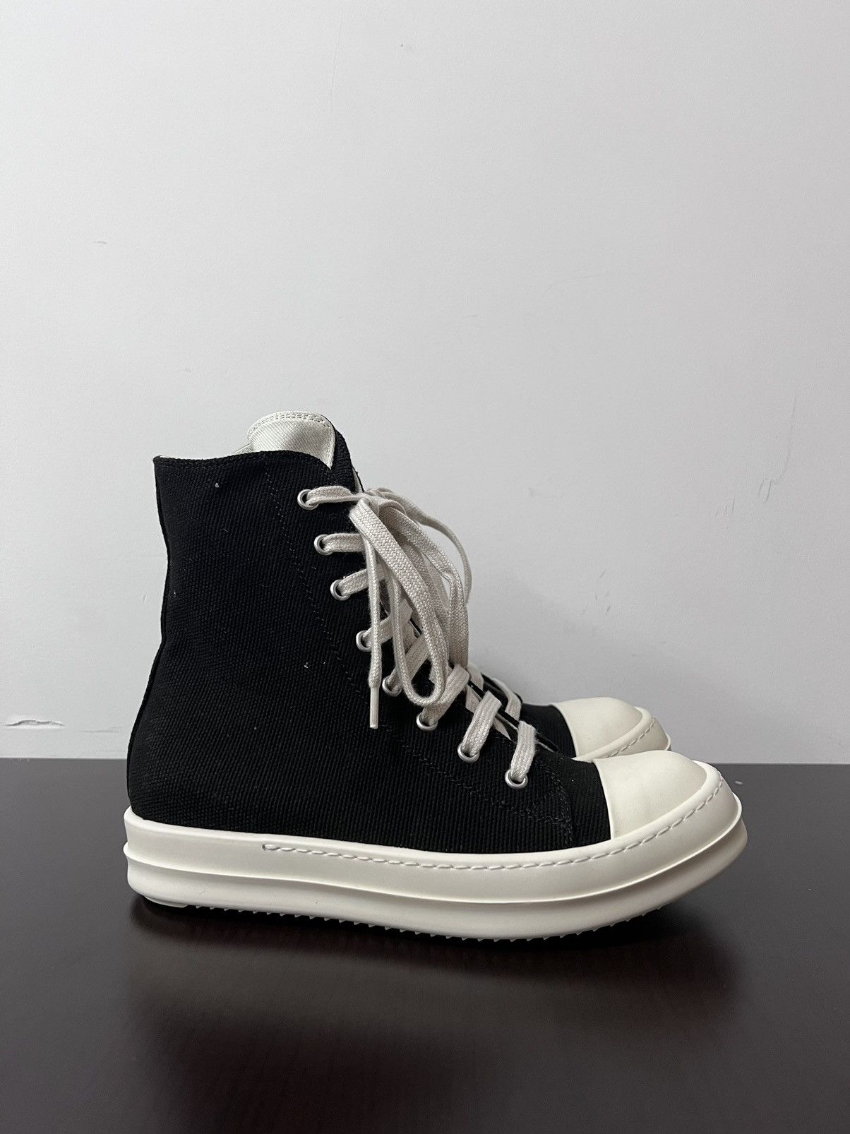 Rick Owens Drkshdw Rick owens drkshdw ramones high top sneakers Size US 7 / IT 37 - 4 Thumbnail