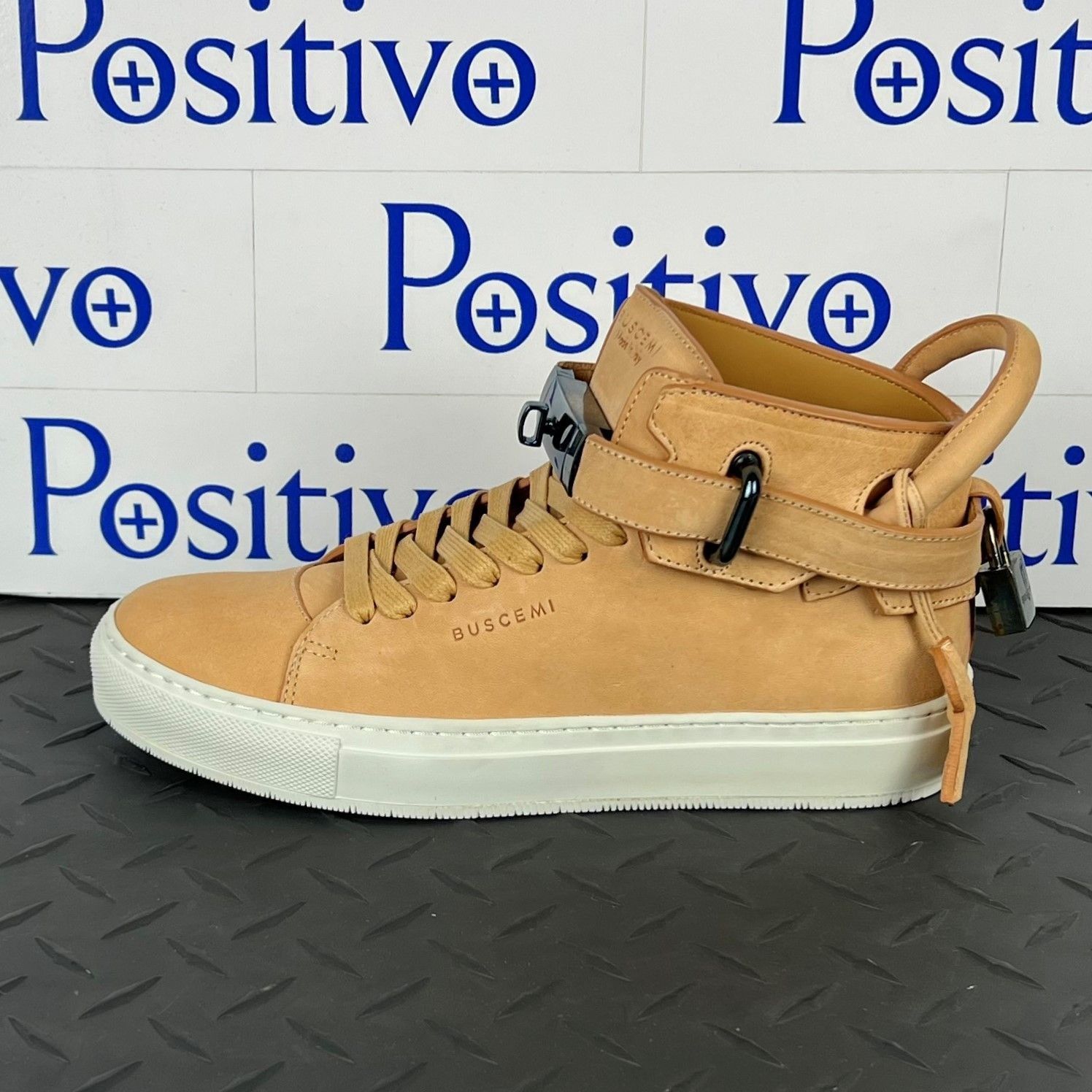 Buscemi Buscemi 100MM Vegtan/Avorio Leather Sneakers US 6 SAMPLE Size US 6 / EU 39 - 1 Thumbnail