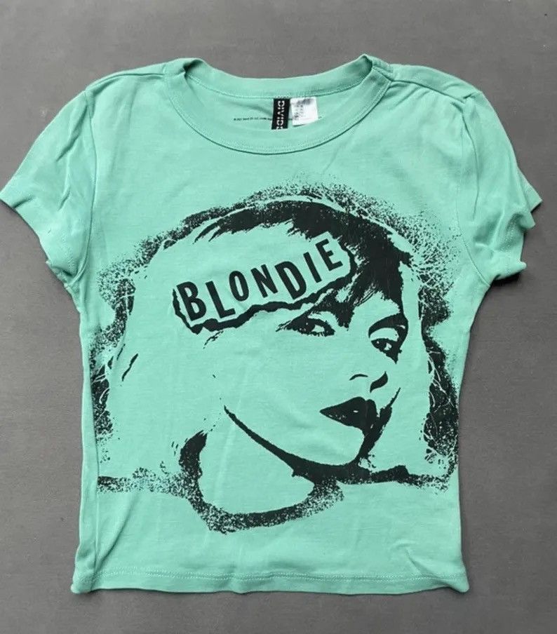 Vintage Vintage y2k style Blondie Band Tee - Retro Style crop top Size S / US 4 / IT 40 - 2 Thumbnail