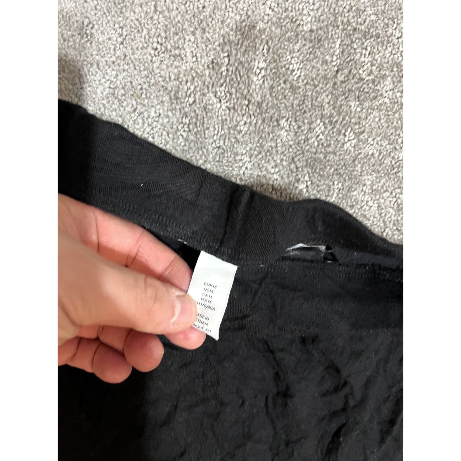 H&M H&M Wide Leg Pants Womens Cropped Flowy Wide Leg Palazzo Black Size M Size 32" / US 10 / IT 46 - 5 Thumbnail