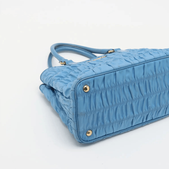Prada Nappa Gaufre Nylon Leather Handbag Size ONE SIZE - 4 Thumbnail