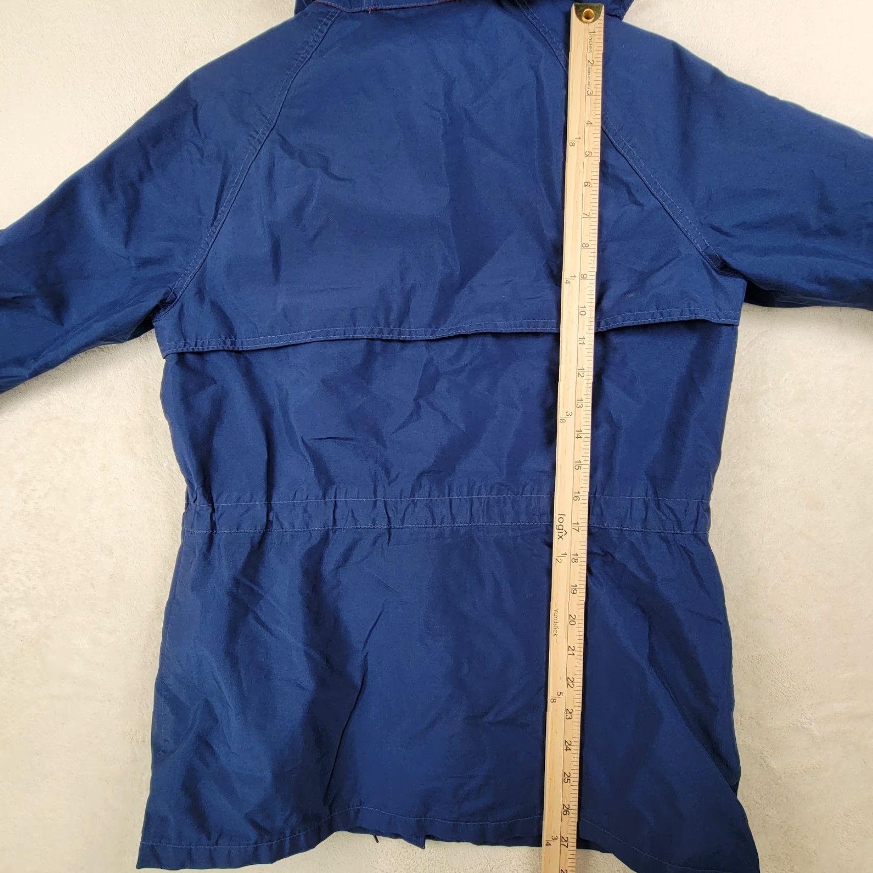 Eddie Bauer VINTAGE Eddie Bauer Jacket Women’s Small Blue Gore-Tex Wind Rain Hooded Polyester 1990s Size S / US 4 / IT 40 - 4 Thumbnail