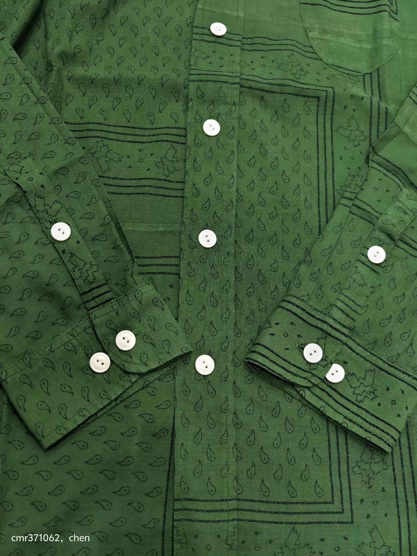 Visvim VISVIM 20AW LUMBER L/S BANDANA P.W. ND Green Size 2 Size US M / EU 48-50 / 2 - 6 Thumbnail