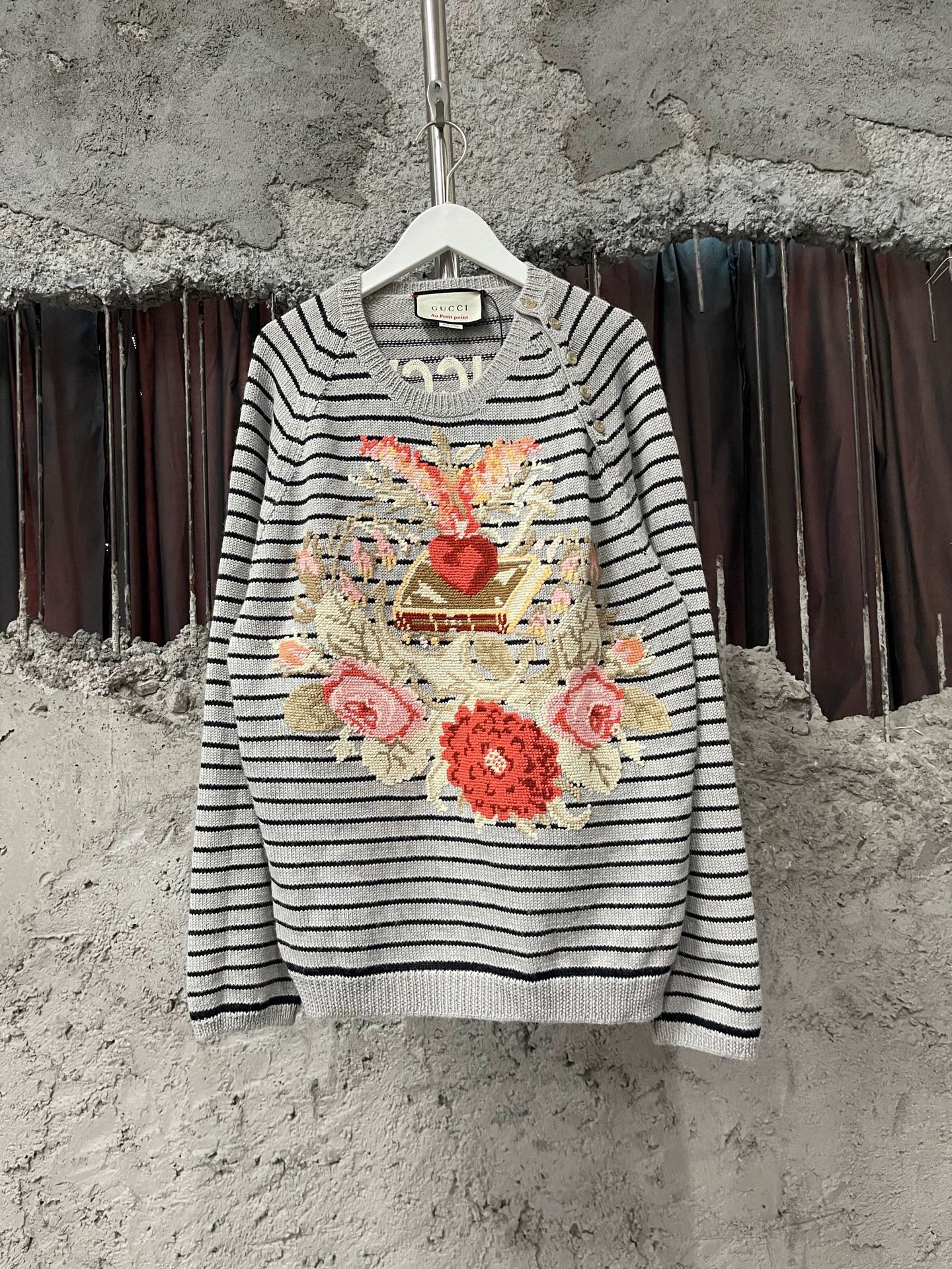 Gucci Striped Sweater M New