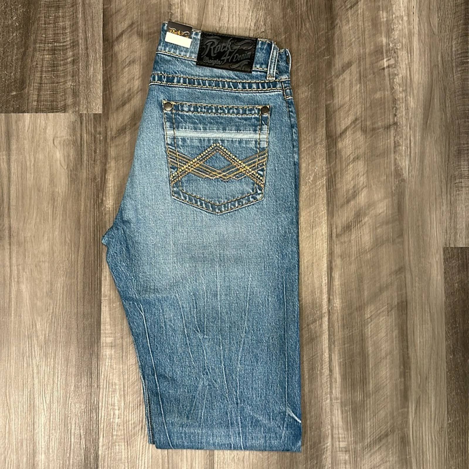 Wrangler Wrangler Rock 47 Slim Straight Jeans | Grailed