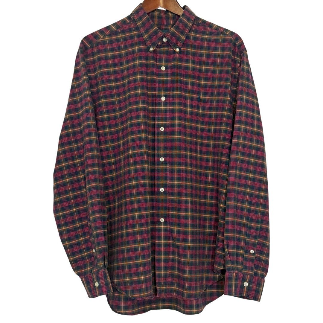 Polo Ralph Lauren Polo Ralph Lauren Classic Fit Plaid Shirt Multi Plaid XL Size US XL / EU 56 / 4 - 1 Thumbnail