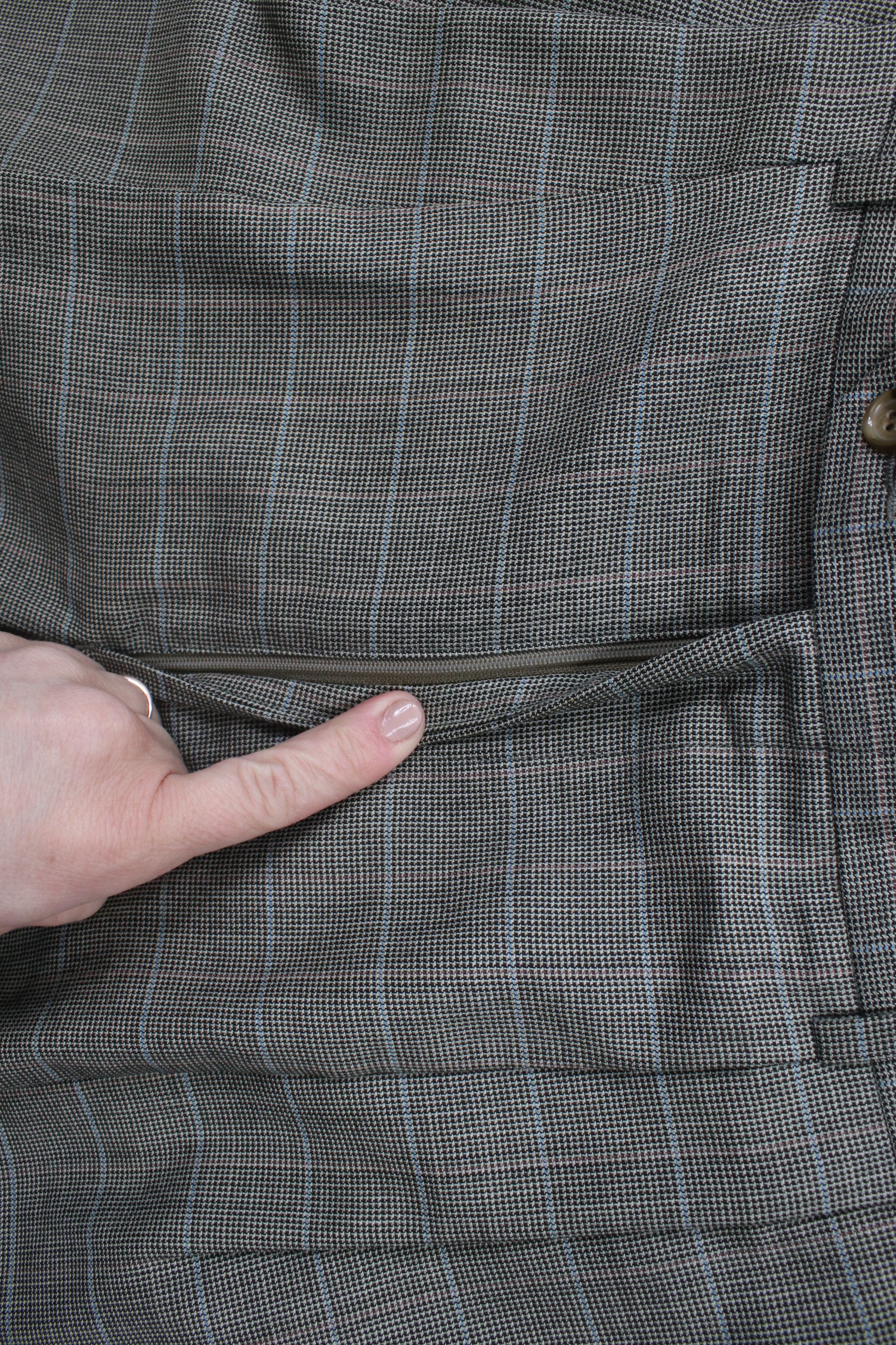 Vintage Vintage 90s Streetwear Wide Leg Chino Pants Houndstooth Size US 34 / EU 50 - 6 Thumbnail