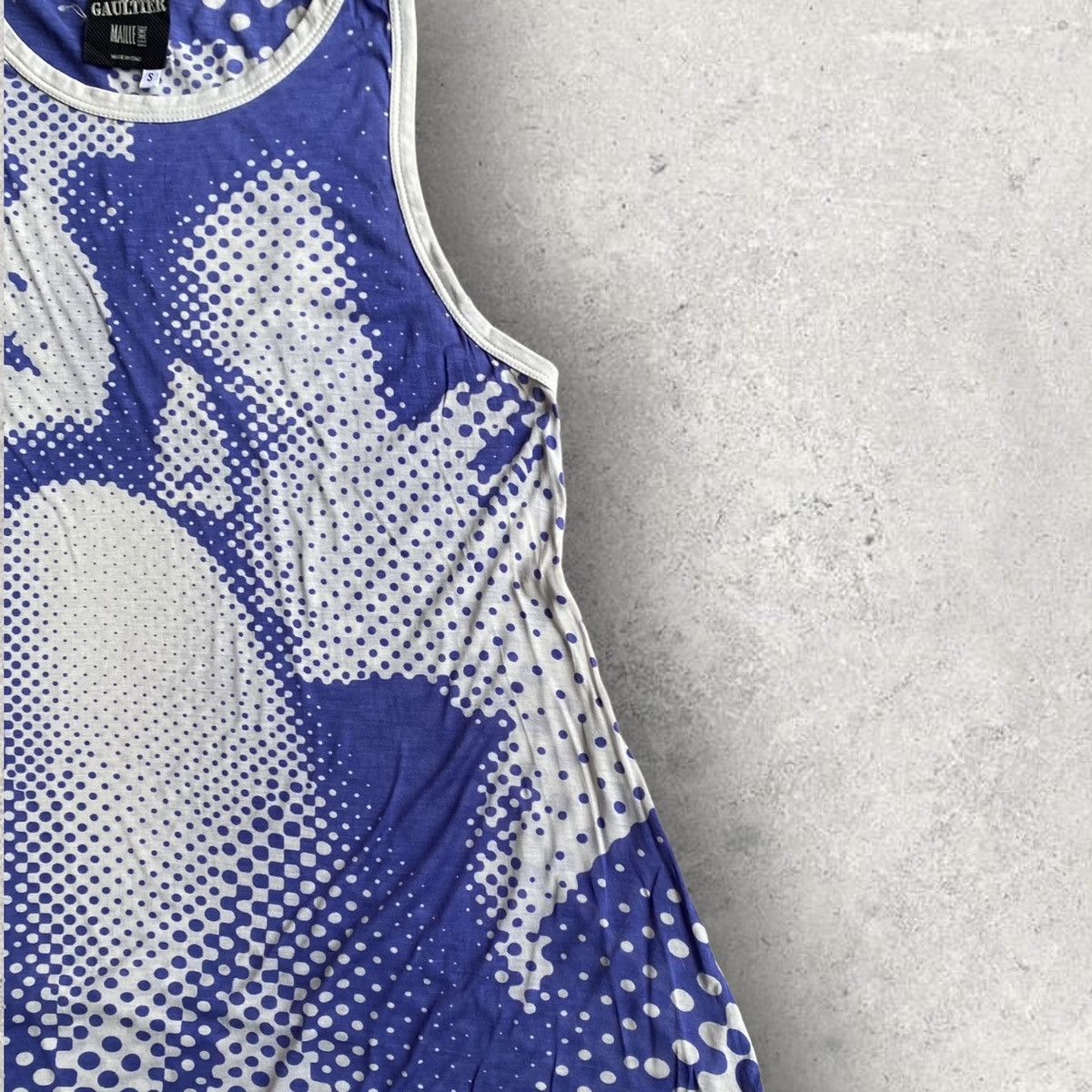 Jean Paul Gaultier JPG Jersey Cotton Dot Tank Top Size S / US 4 / IT 40 - 3 Thumbnail