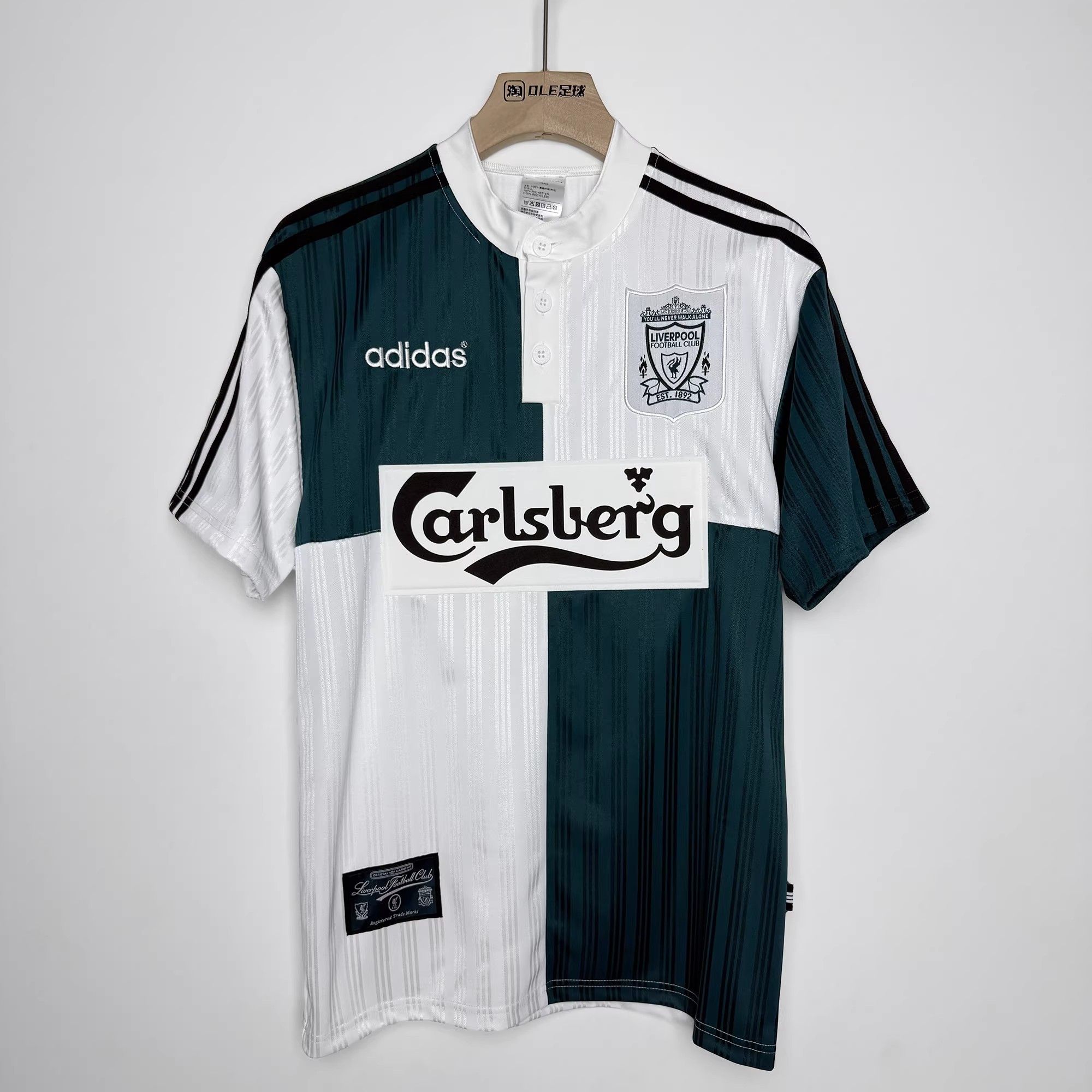Other 1995 1996 Liverpool Football Jersey Size US XL / EU 56 / 4 - 1 Thumbnail