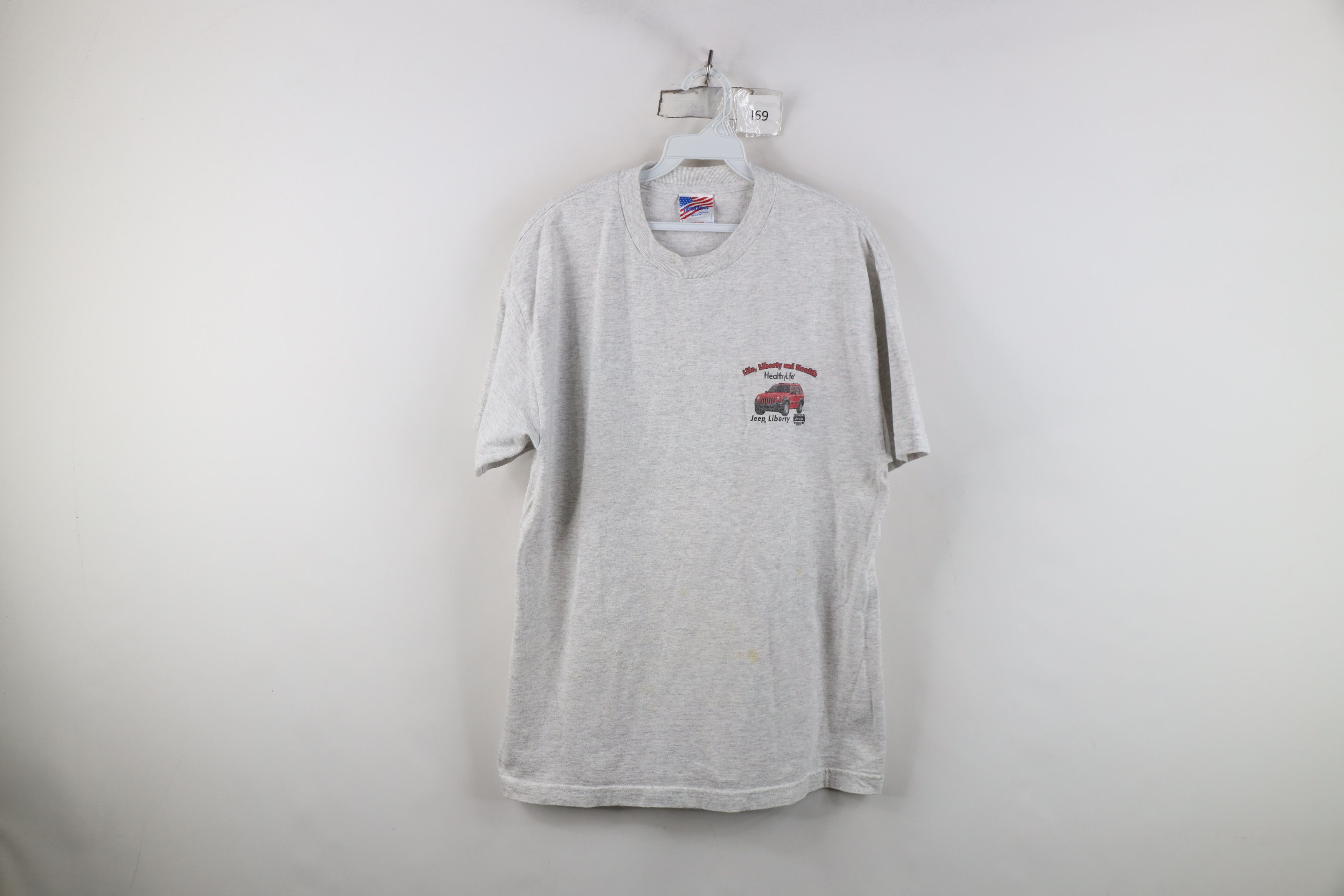 Vintage Vintage 90s Y2K Jeep Motors Co Jeep Liberty T-Shirt USA Size US L / EU 52-54 / 3 - 1 Thumbnail