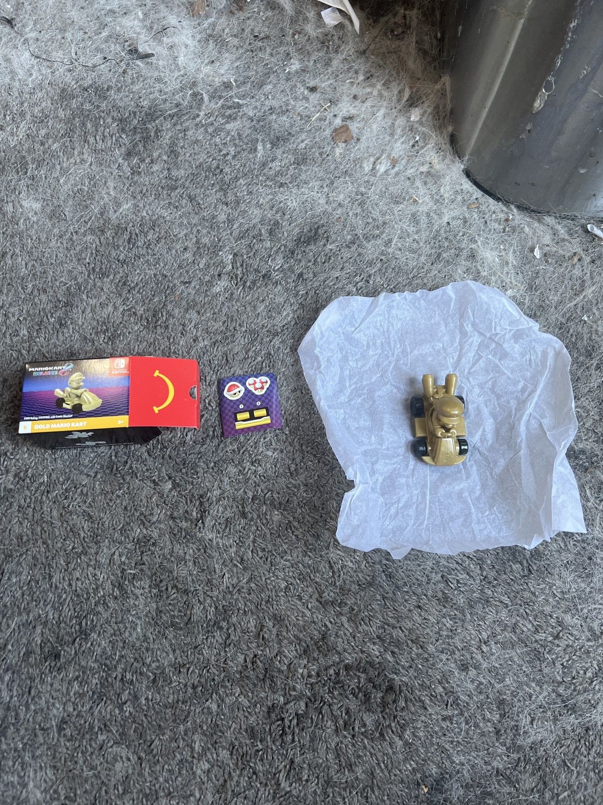 Nintendo 2024 McDonald’s Nintendo Mario Kart 8 Deluxe Gold Mario Kart Size ONE SIZE - 1 Thumbnail