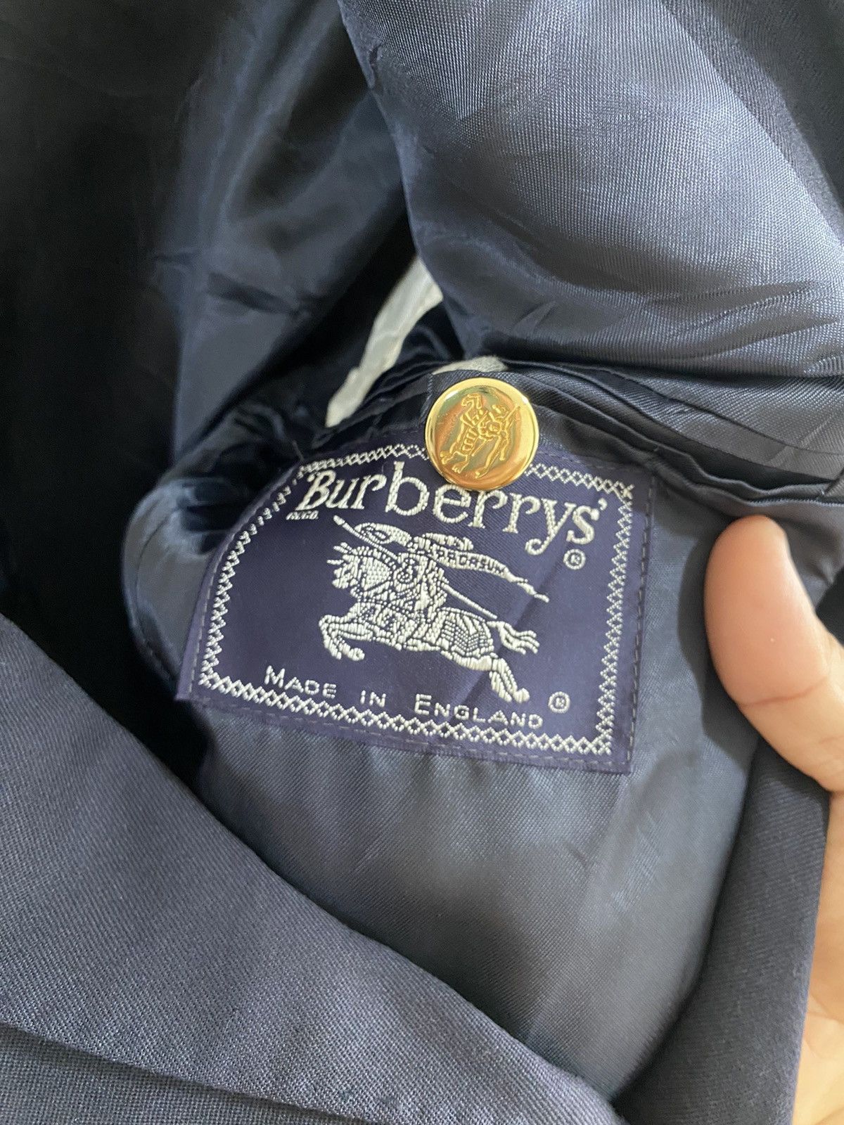 Burberry Burberry Wool Single Breasted Blazer Made In England Size 48S - 7 Thumbnail