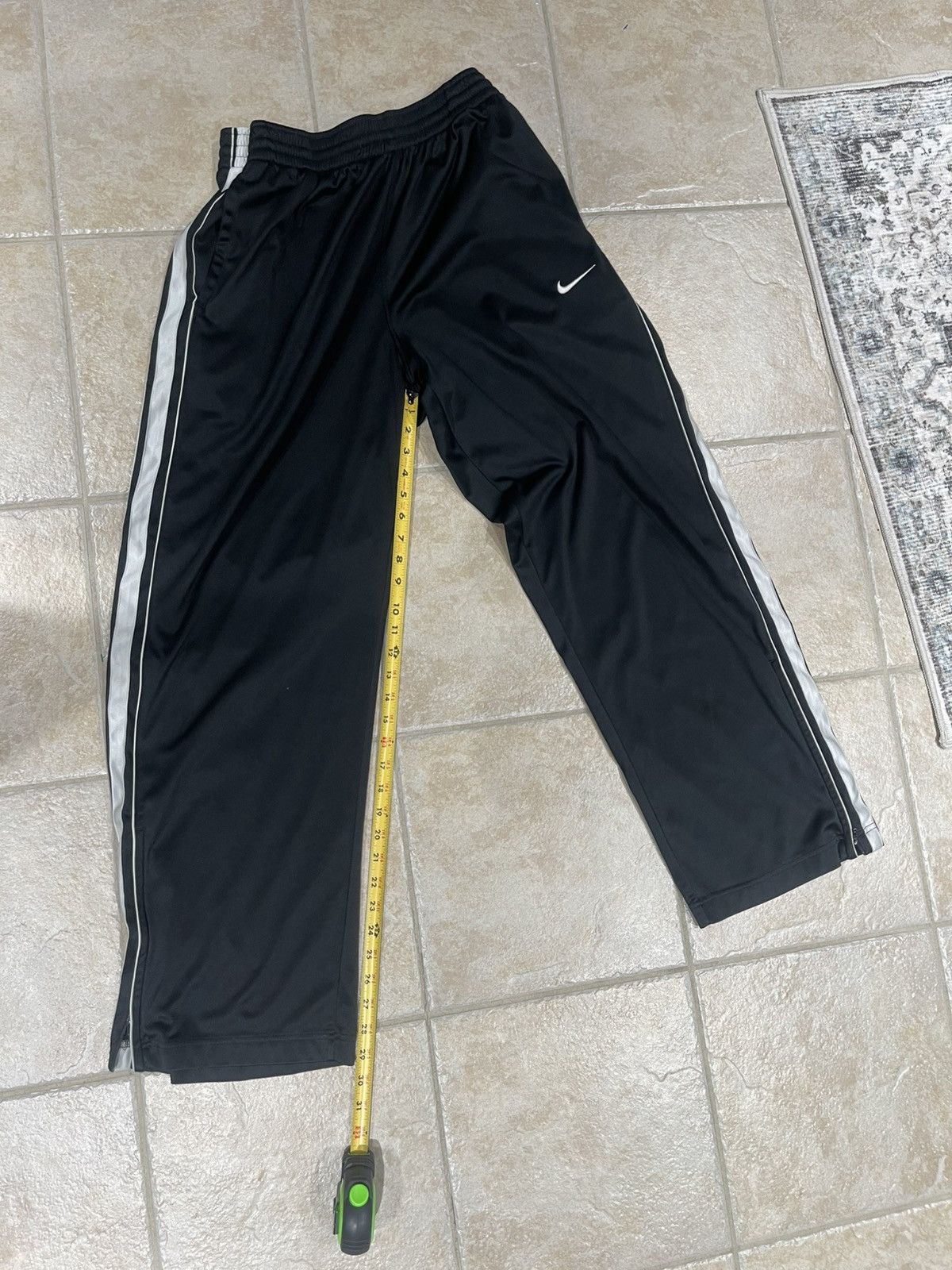 Nike Vintage Y2K Nike Basketball Track Pants Black White Stripe Size US 36 / EU 52 - 5 Thumbnail