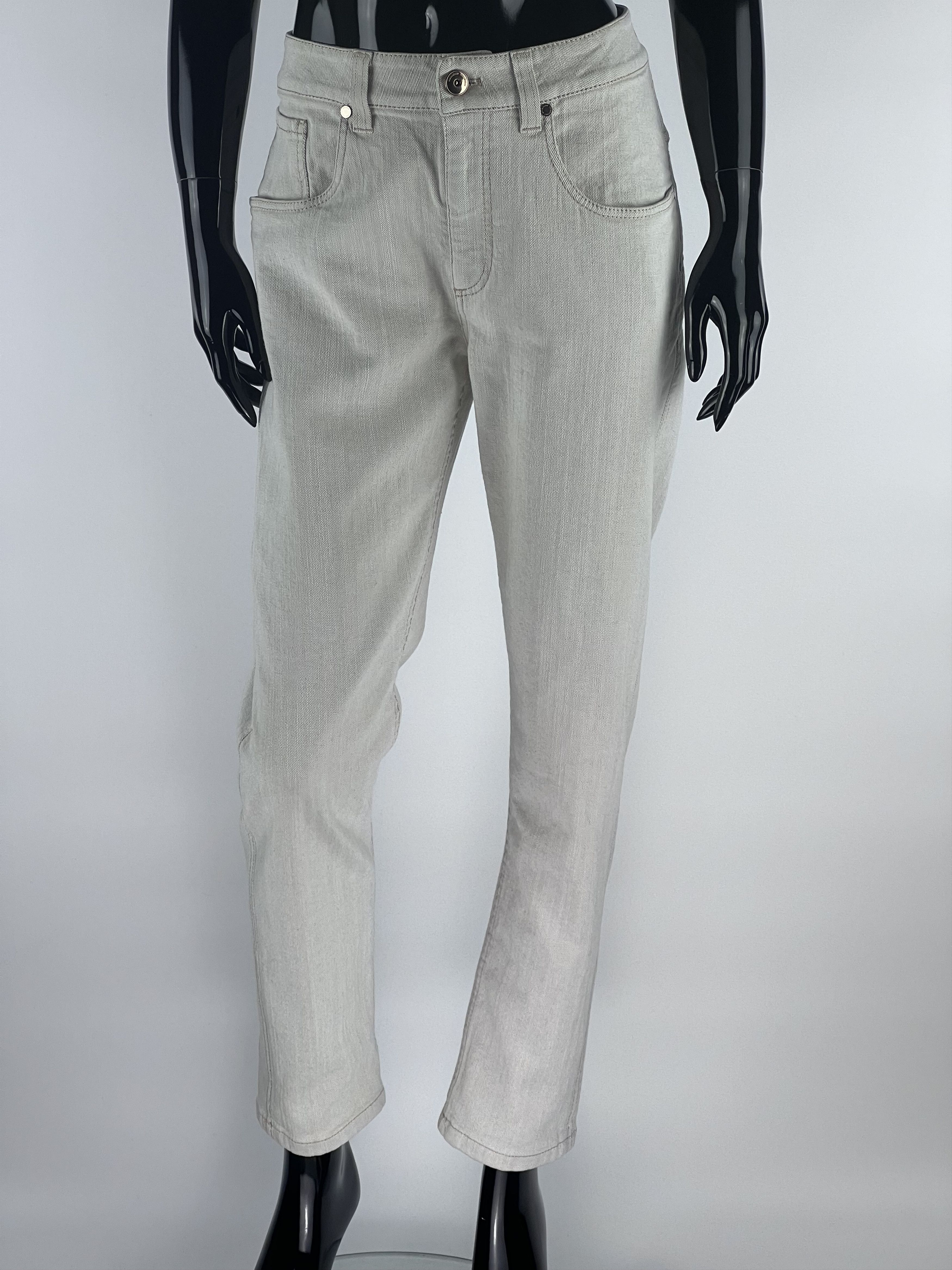 Brunello Cucinelli Brunello Cucinelli Gray Jeans Size IT40 Size 27" / US 4 / IT 40 - 1 Thumbnail