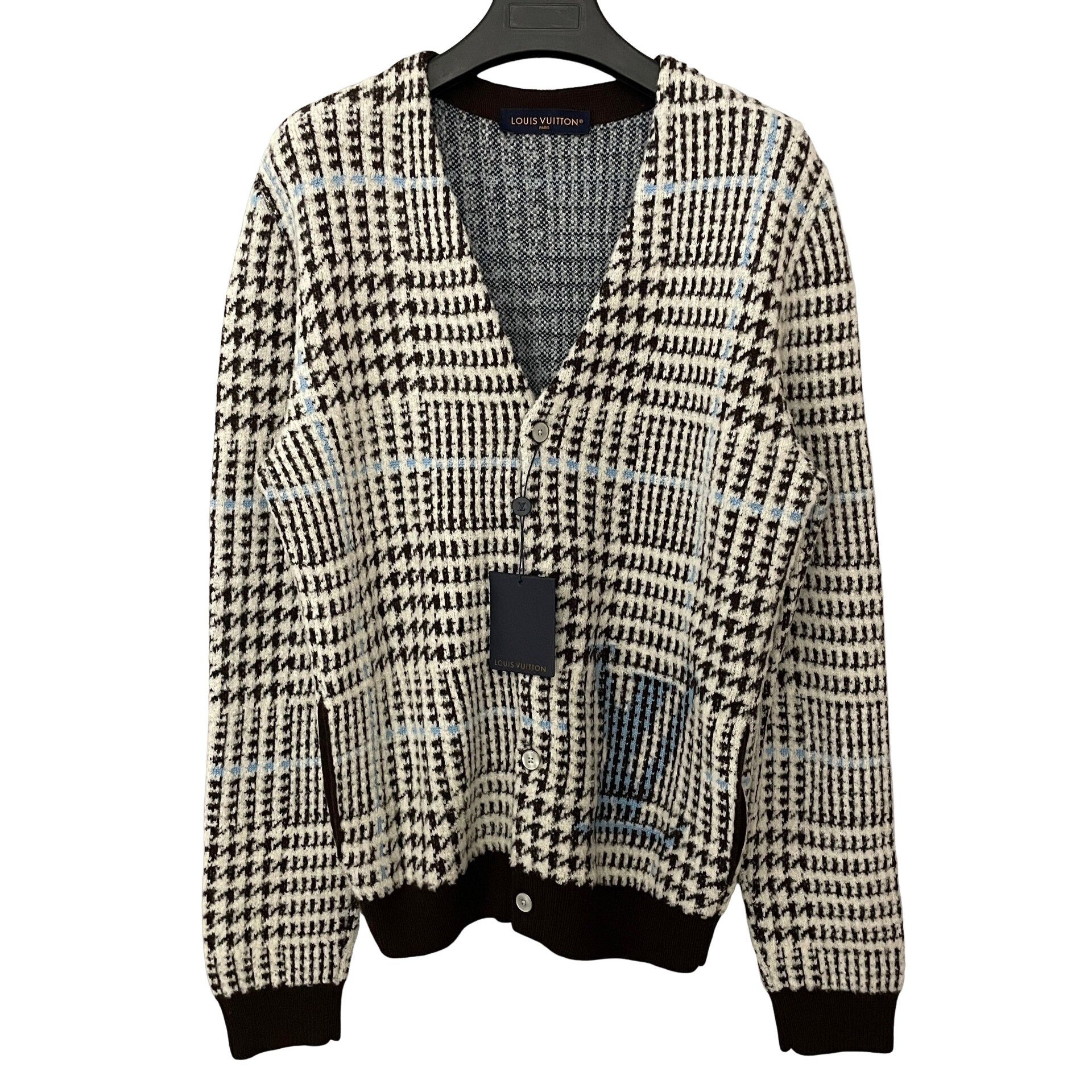 Louis Vuitton Louis Vuitton Checkered Logo Cardigan US L Size US L / EU 52-54 / 3 - 1 Thumbnail