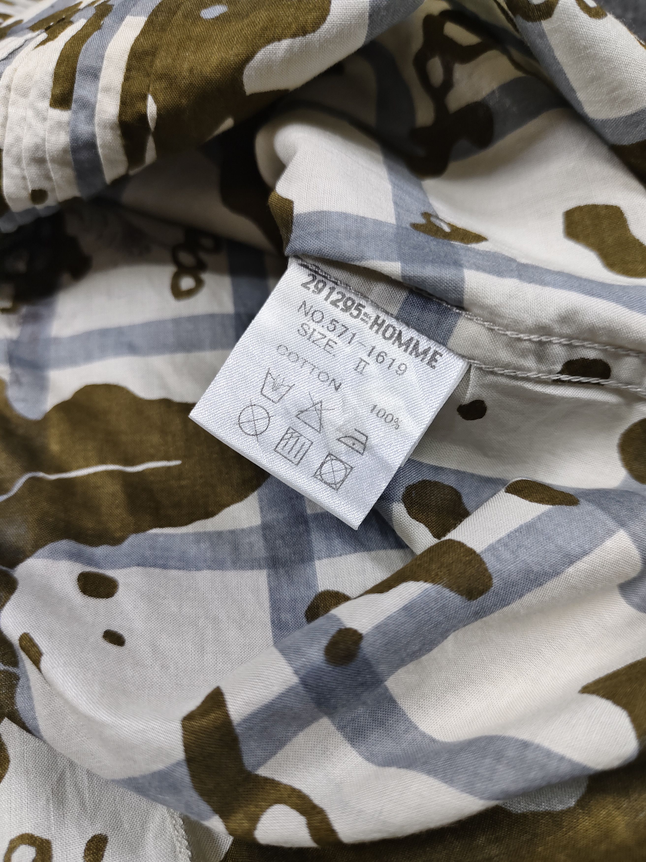 291295=Homme 291295 Homme🇯🇵 Bloody Mary Military Gothic Script Shirt Size US M / EU 48-50 / 2 - 8 Thumbnail