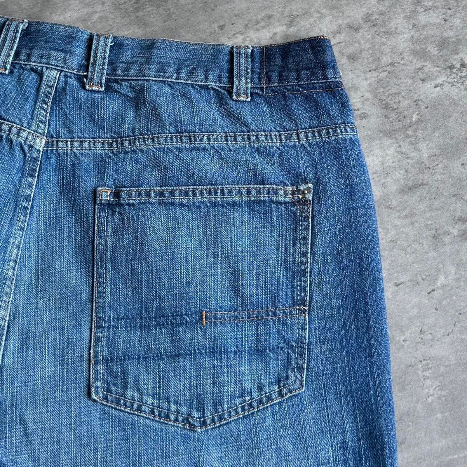 Calvin Klein × JNCO × Vintage Vintage Y2K Calvin Klein Baggy Grunge Essential Denim Jeans Size US 40 / EU 56 - 3 Thumbnail