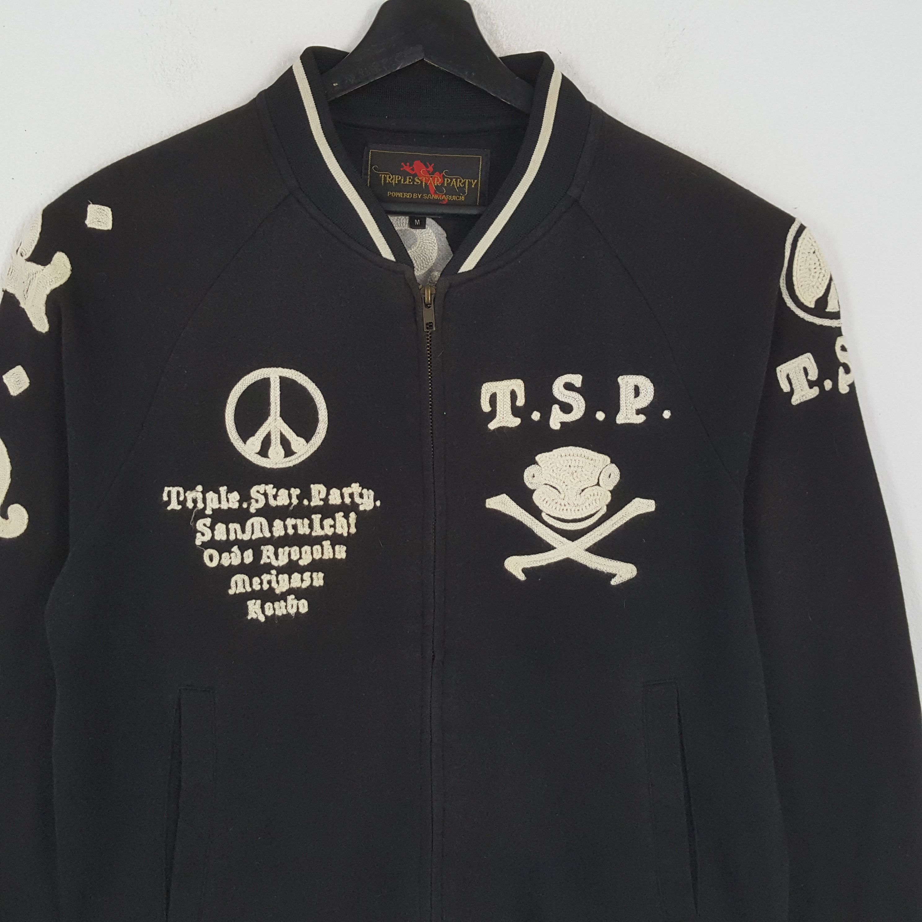 Japanese Brand TRIPLES STAR PARTY Streetwear Style Sweater Jacket Size US M / EU 48-50 / 2 - 4 Thumbnail