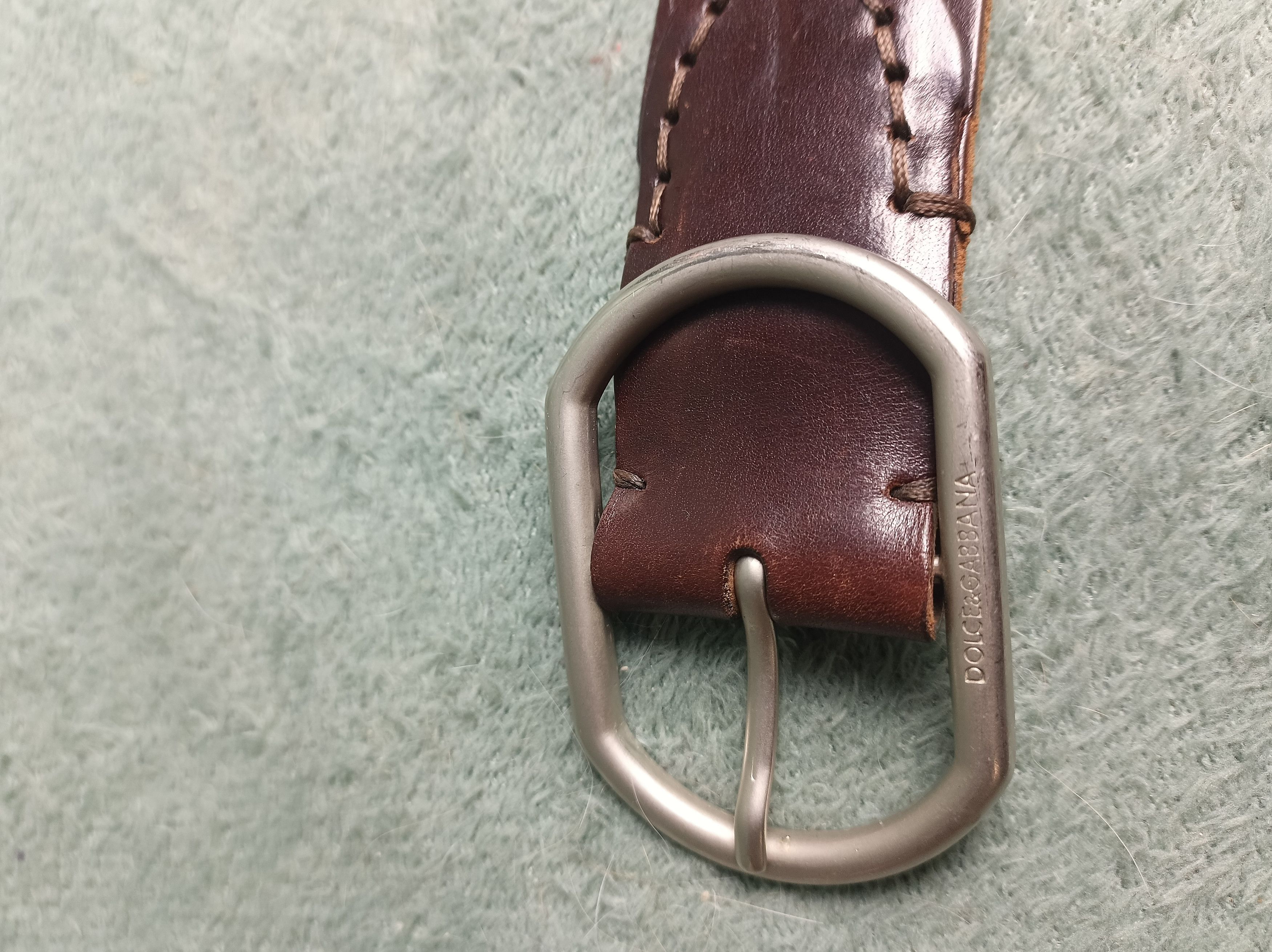 Dolce & Gabbana Dolce & Gabbana Leather Woven Wide Belt Size 90/46 Size ONE SIZE - 10 Thumbnail