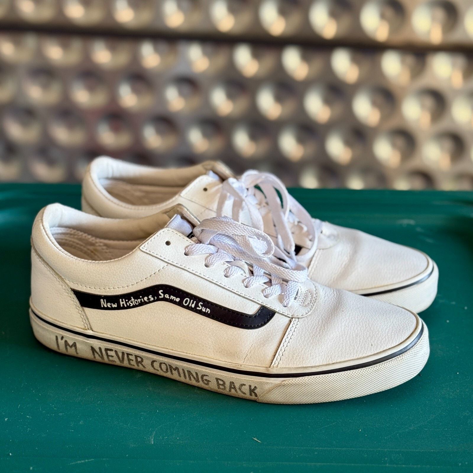Vans Vans Old Skool Leather Stripe Men’s Size 9.5 Custom Size US 9.5 / EU 42-43 - 8 Thumbnail