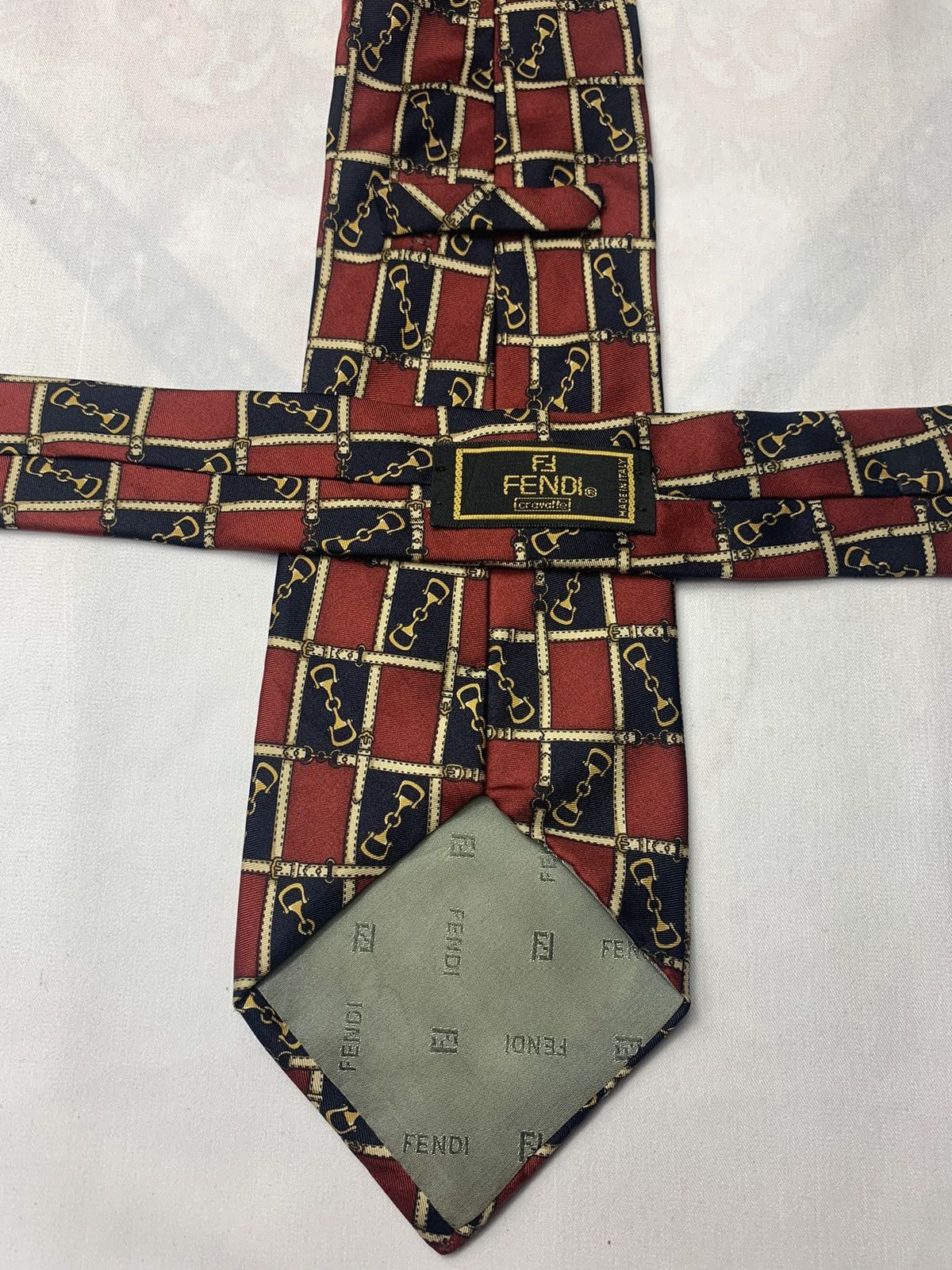Fendi Fendi Silk Necktie / Neckwear / Accessories Size ONE SIZE - 3 Thumbnail