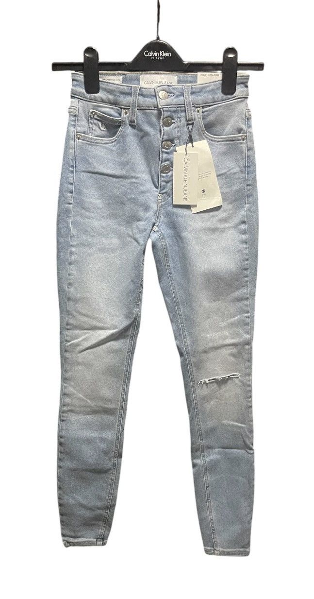 Calvin Klein Calvin Klein Jeans High Rise Super Skinny Ankle Stretchy Size 26" / US 2 / IT 38 - 7 Thumbnail