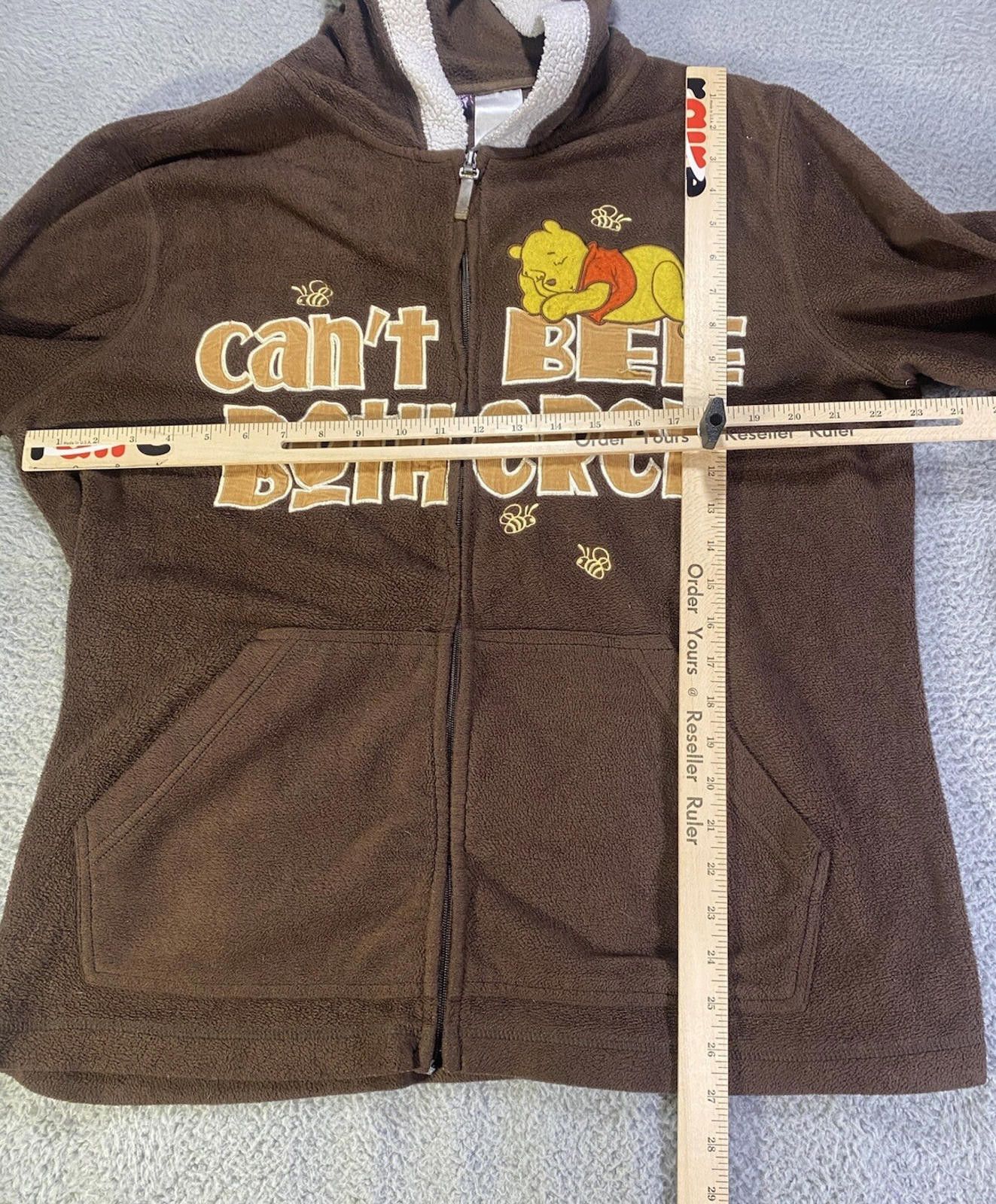 Disney Disney Winnie The Pooh Women’s Jacket SZ Large Brown Funny Size L / US 10 / IT 46 - 4 Thumbnail