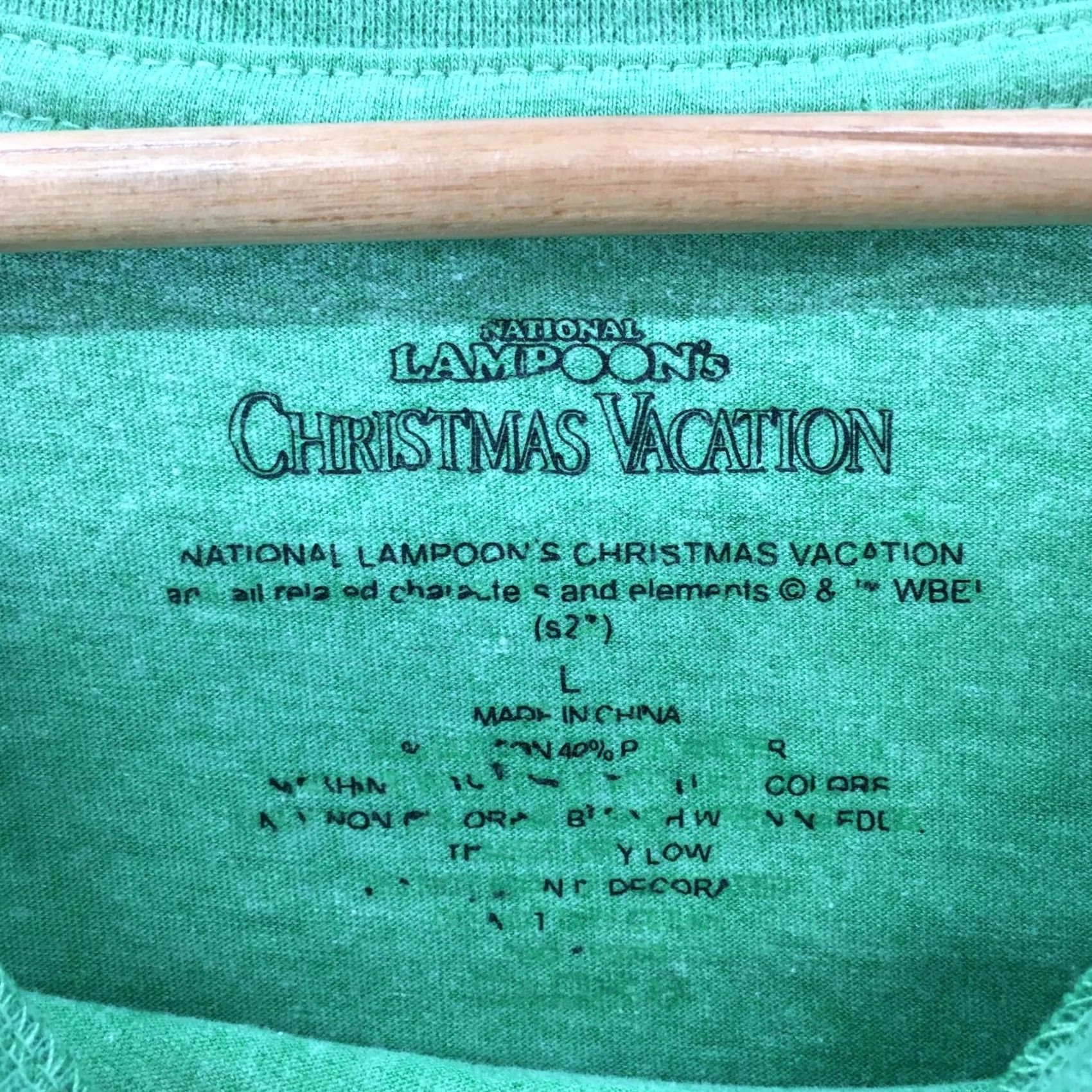 Vintage National Lampoon Tshirt Tee Womens L Green Cotton Blend Round Neck Short Sleeve Size L / US 10 / IT 46 - 6 Thumbnail