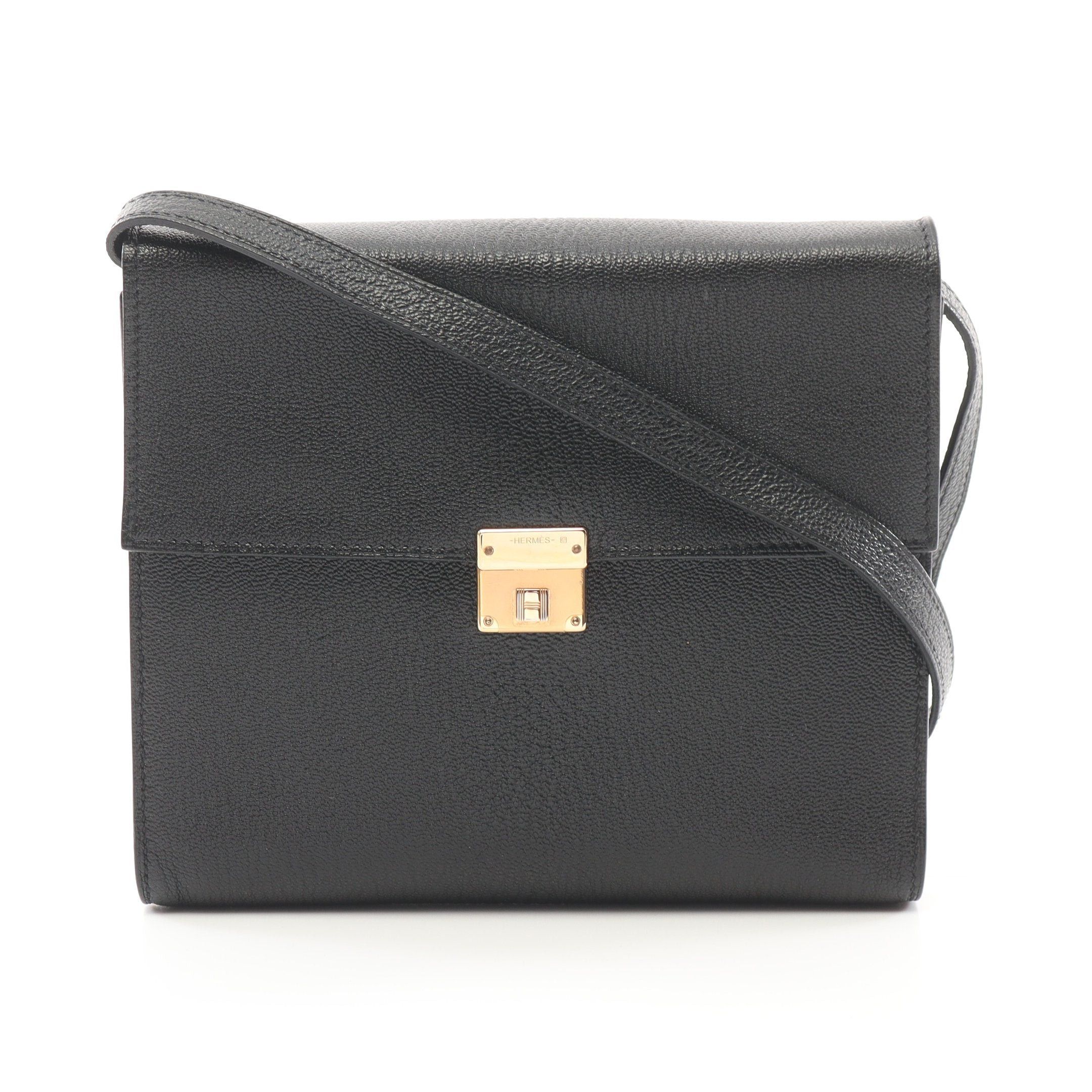 Hermes Hermes Click 16 Shoulder Bag Chevre Black Gold Hardware D Stamp Size ONE SIZE - 1 Thumbnail