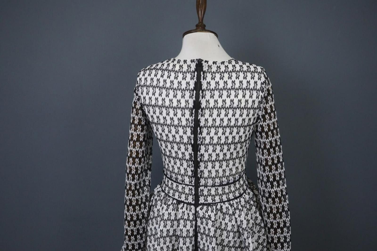 Other Maje Multi Geometric Back Zip Fit & Flare Dress Size 3 Size M / US 6-8 / IT 42-44 - 9 Thumbnail