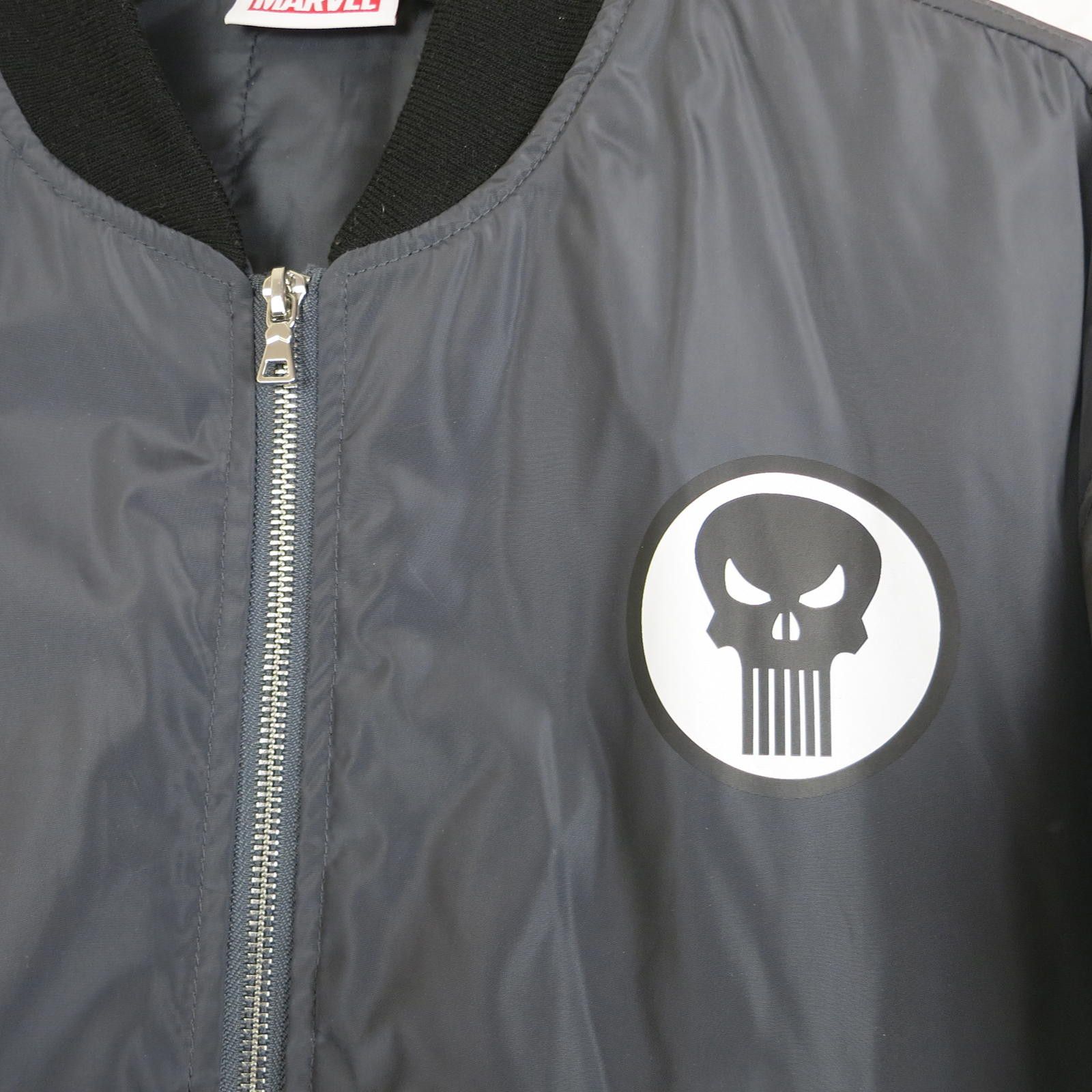 Marvel Comics Marvel Punisher Gray Bomber Jacket Men's Medium Size US M / EU 48-50 / 2 - 3 Thumbnail