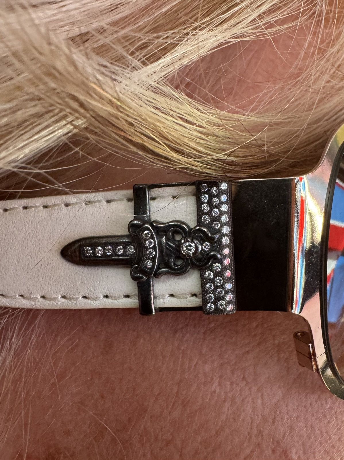 Chrome Hearts Diamond + Ruby Deviant Sunglasses