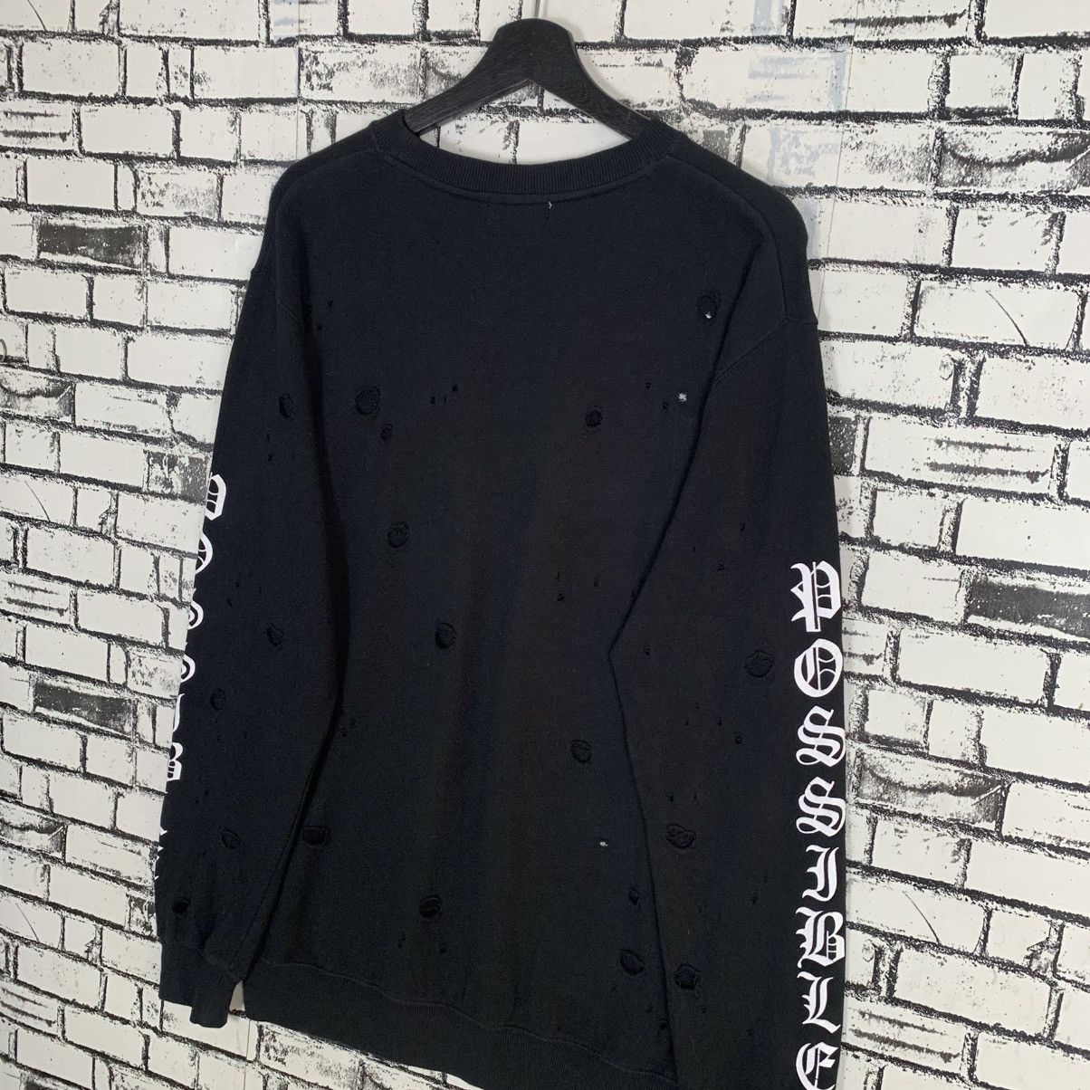 Designer × Japanese Brand Vintage Ragout Distressed Sweatshirt Size M / US 6-8 / IT 42-44 - 6 Thumbnail