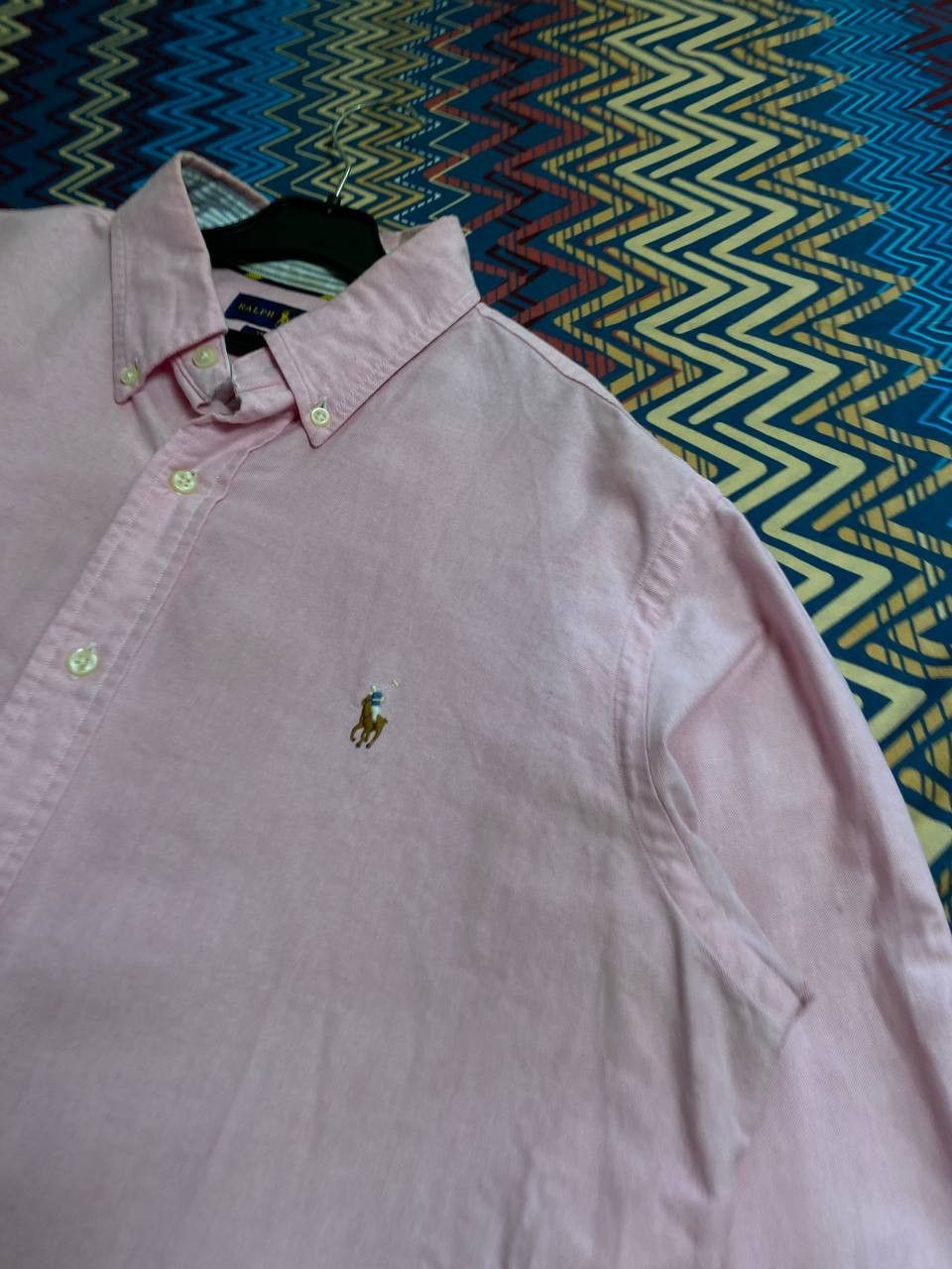 Ralph Lauren Vintage Y2K shirt Ralph Lauren Custom fit pink streetwear Size US L / EU 52-54 / 3 - 7 Thumbnail