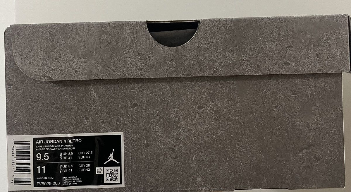 Jordan Brand Air Jordan 4 “Cave Stone” Size US 9.5 / EU 42-43 - 10 Thumbnail