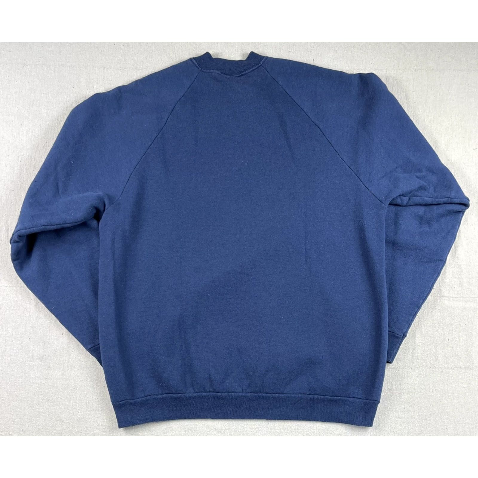 Vintage VINTAGE Screen Stars XL Blue Oxford University Crewneck Sweatshirt Crew Neck Cotton Logo USA 80s 90s Long Sleeve Men Shirt Size US XL / EU 56 / 4 - 4 Thumbnail