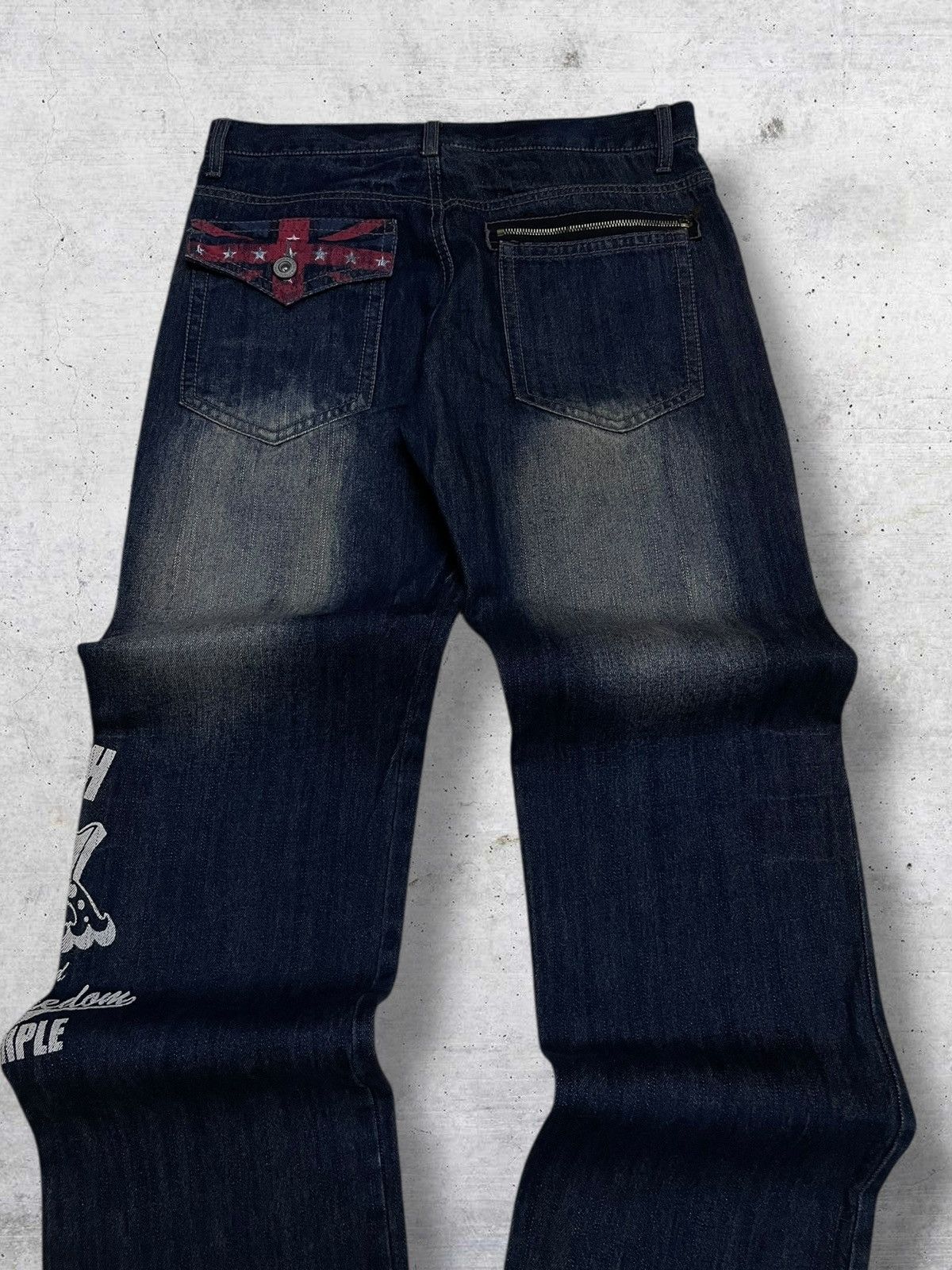 Hysteric Glamour VINTAGE BACK FORTH CRAFTED OG JAPAN DESIGNER ROCKNROLL DENIM Size US 31 - 11 Thumbnail