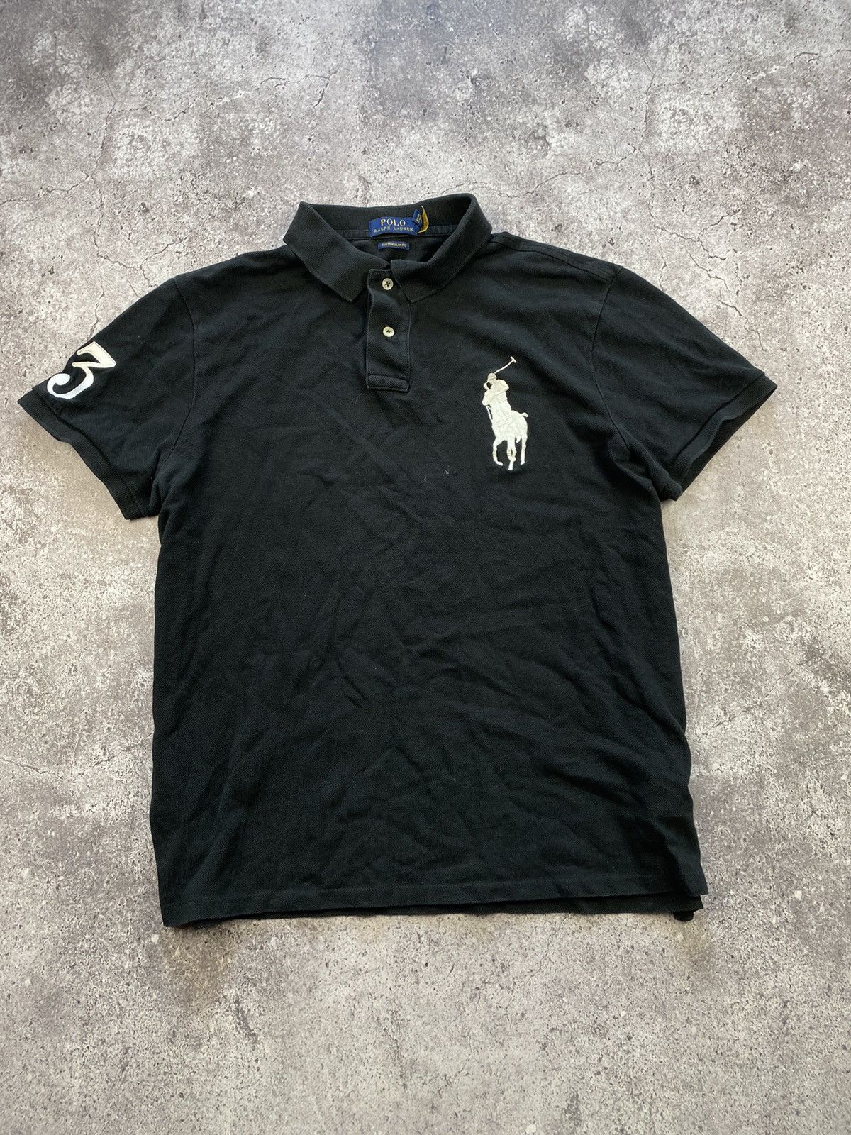 Polo Ralph Lauren × Vintage 🇺🇸 Vintage Polo Ralph Lauren Polo T-Shirt Rare Retro Hype Y2K Size US L / EU 52-54 / 3 - 1 Thumbnail