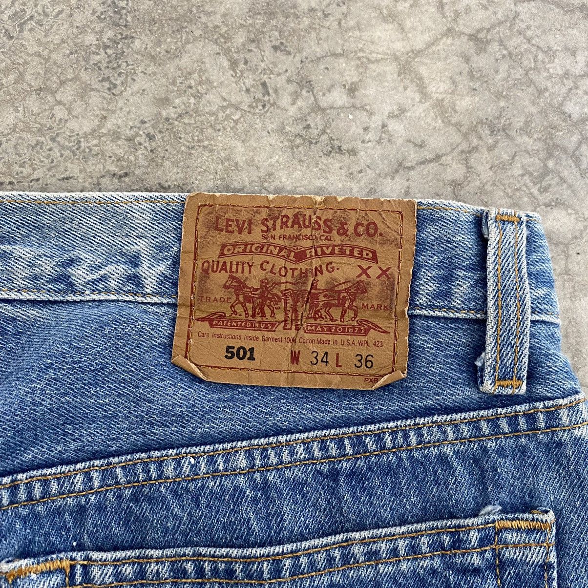Levi's Vintage Late 80’s Levis 501 Distressed Painter Jeans Size US 33 - 23 Thumbnail