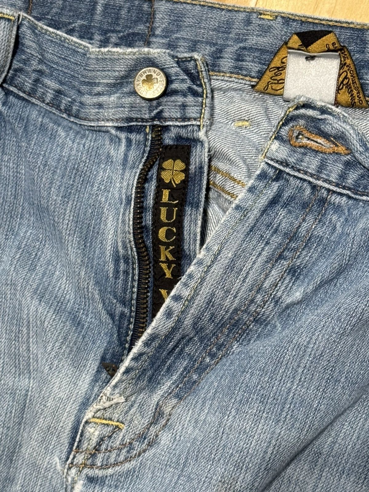 Lucky Brand Lucky Brand Baggy Ripped Denim Size US 36 / EU 52 - 7 Thumbnail