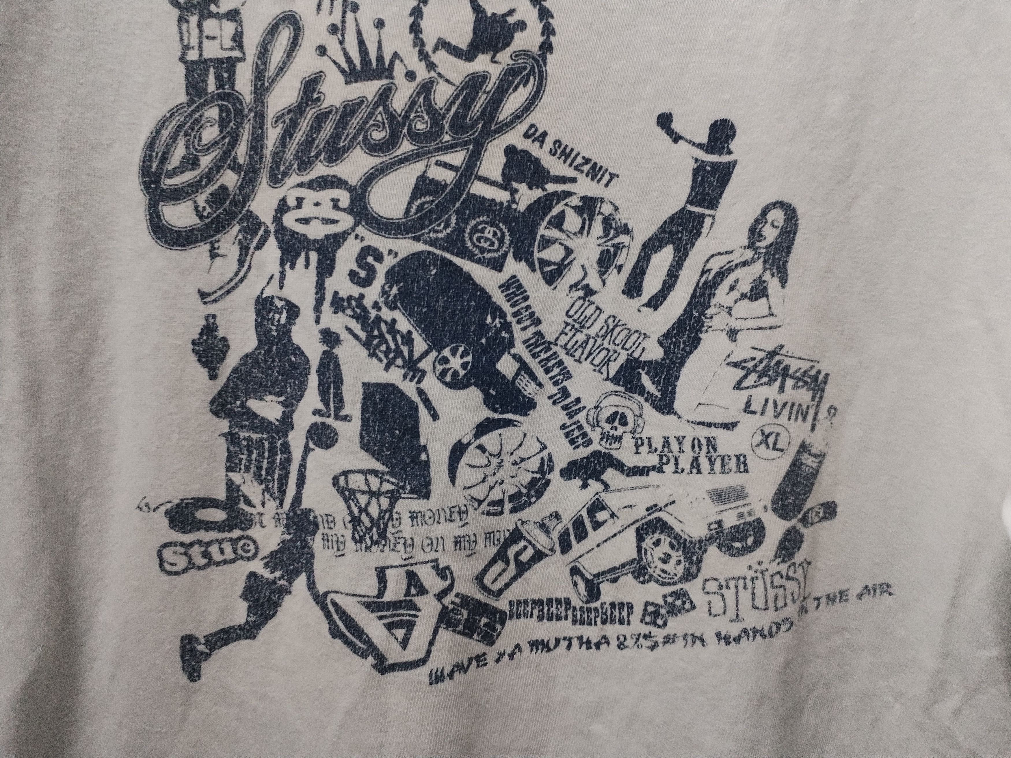 Stussy VINTAGE STUSSY RAP TEES VERY RARE Size US L / EU 52-54 / 3 - 3 Thumbnail