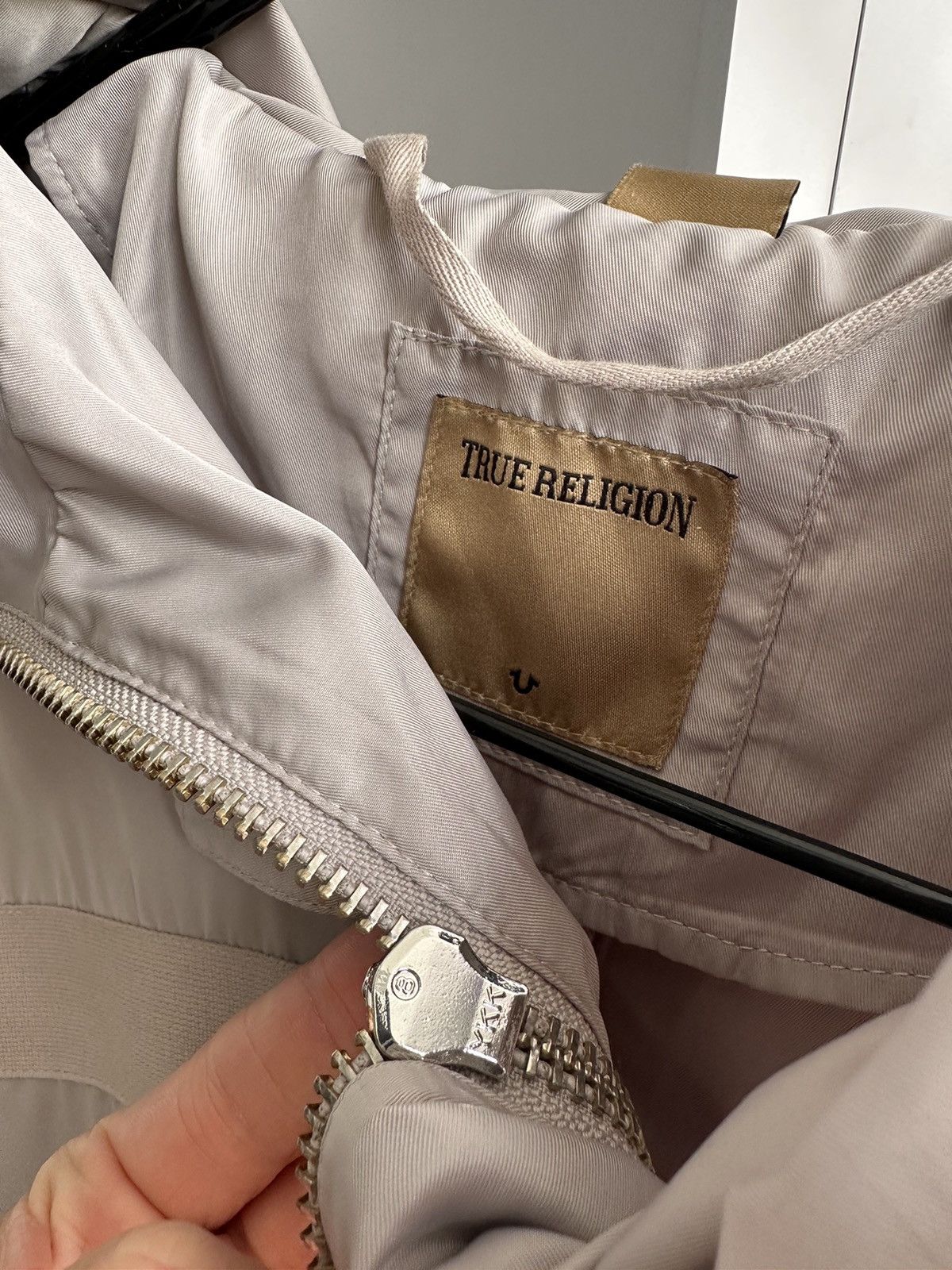 True Religion × Vintage Vintage True Religion Nylon Trench Coat Size US L / EU 52-54 / 3 - 8 Thumbnail