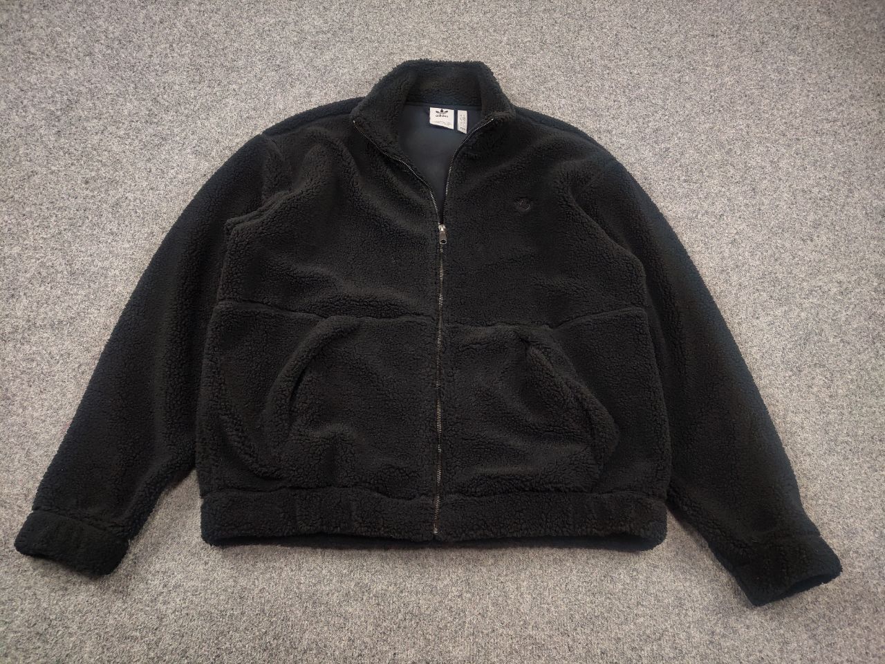 Adidas Adidas Originals Premium Polar Fleece Teddy Zip Jacket Size US L / EU 52-54 / 3 - 6 Thumbnail