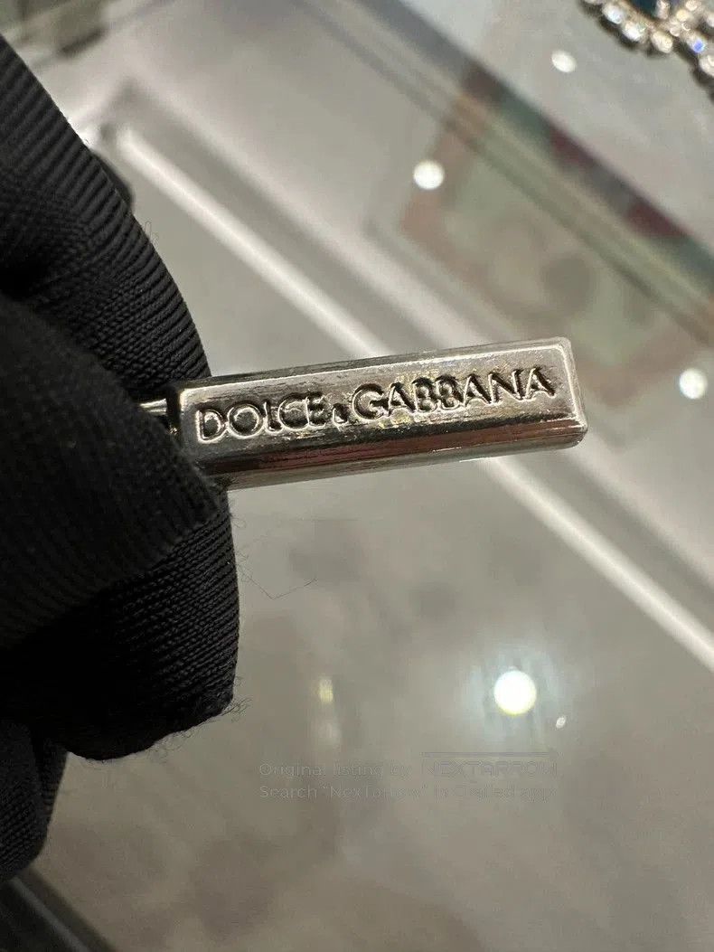 Dolce & Gabbana Dolce Gabbana Vintage Blue Crystal Necklace. Size ONE SIZE - 7 Thumbnail