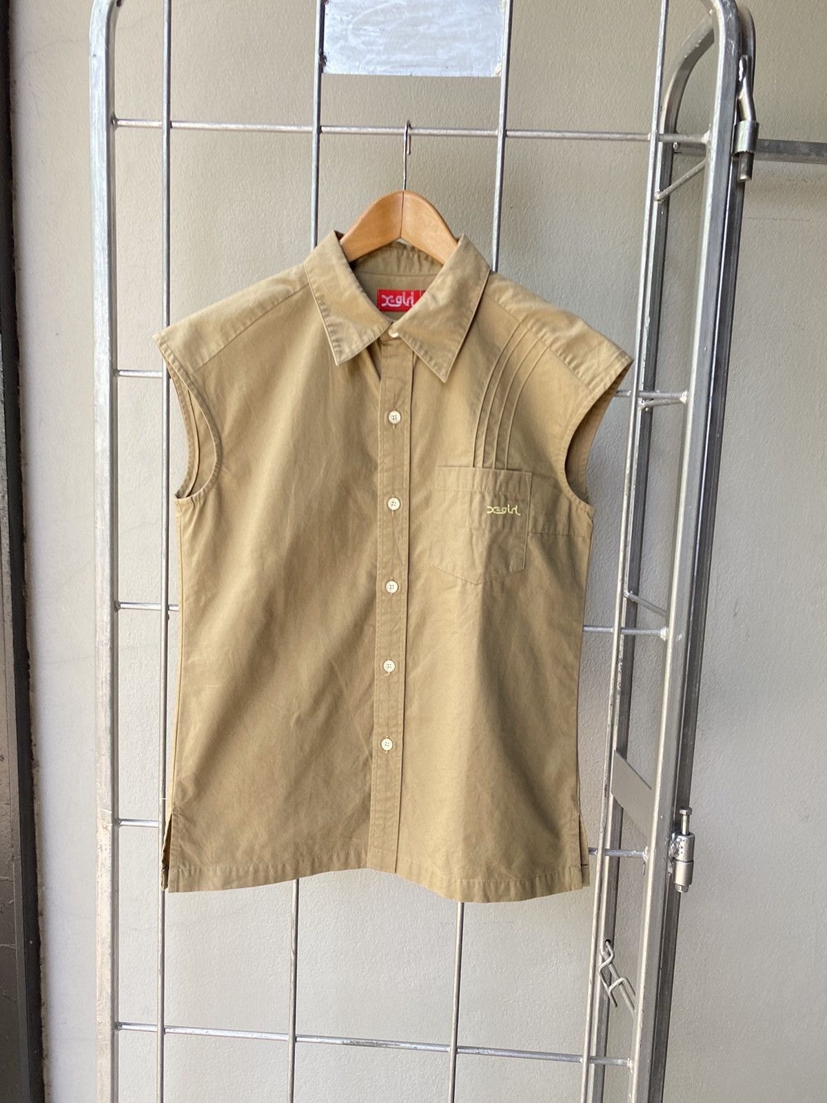 X-Girl X-girl sleeveless brown shirt Size M / US 6-8 / IT 42-44 - 5 Thumbnail